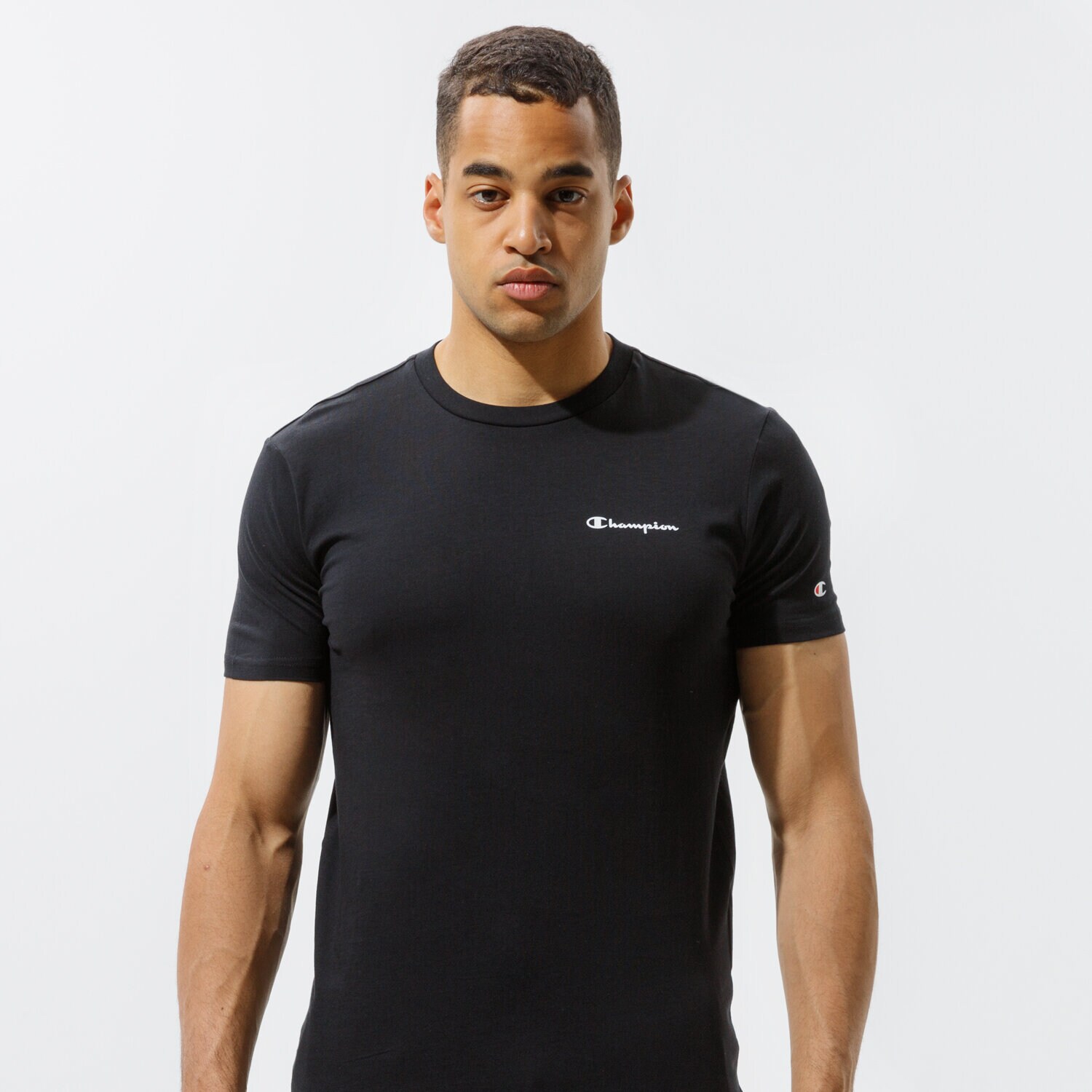 Bărbați tricou CHAMPION TRICOU CREWNECK TRICOU 214153KK001 Negru