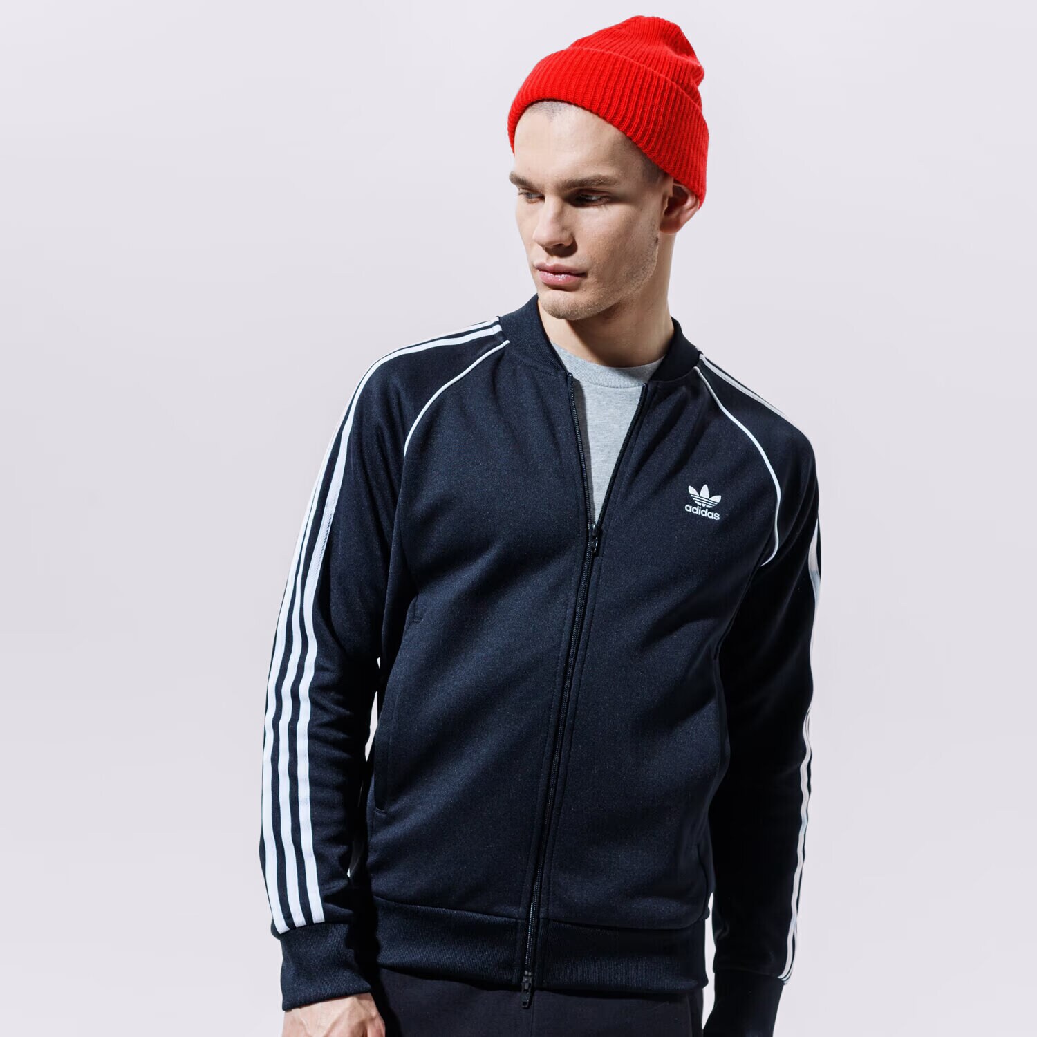Bărbați bluză ADIDAS SS TRACK TOP GF0198 Negru