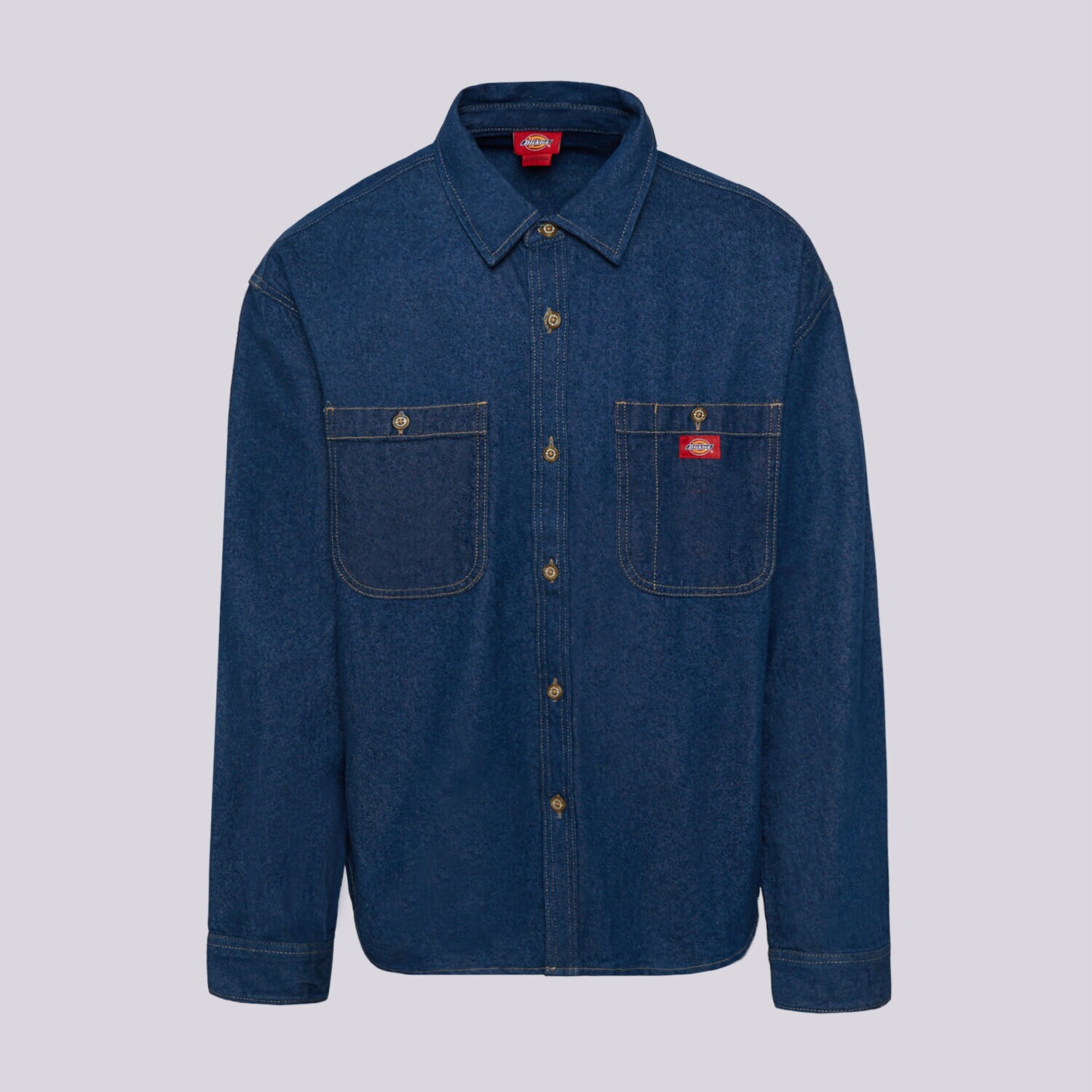 Bărbați tricou DICKIES CĂMAșĂ MECHANIC DENIM SHIRT DK0A8CJ9RAW1 Bleumarin