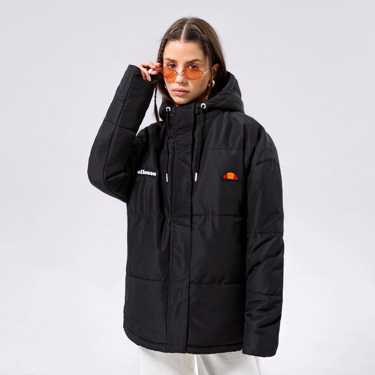 Femei geacă de iarnă ELLESSE JACHETĂ PEJO PADDED JACKET BLK SGC05501011 Negru