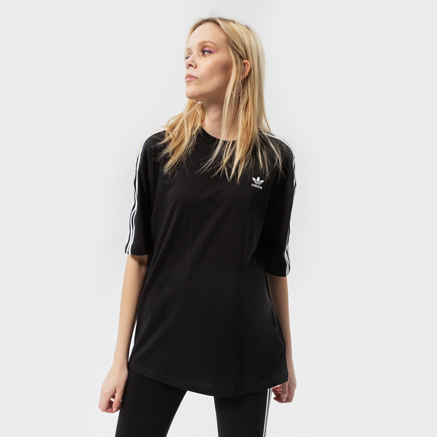 Femei tricou ADIDAS TRICOU OVERSIZED TEE H37795 Negru