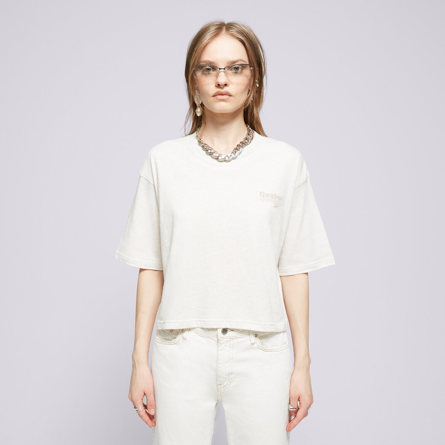 Femei tricou REEBOK TRICOU RIE 100075401 Bej