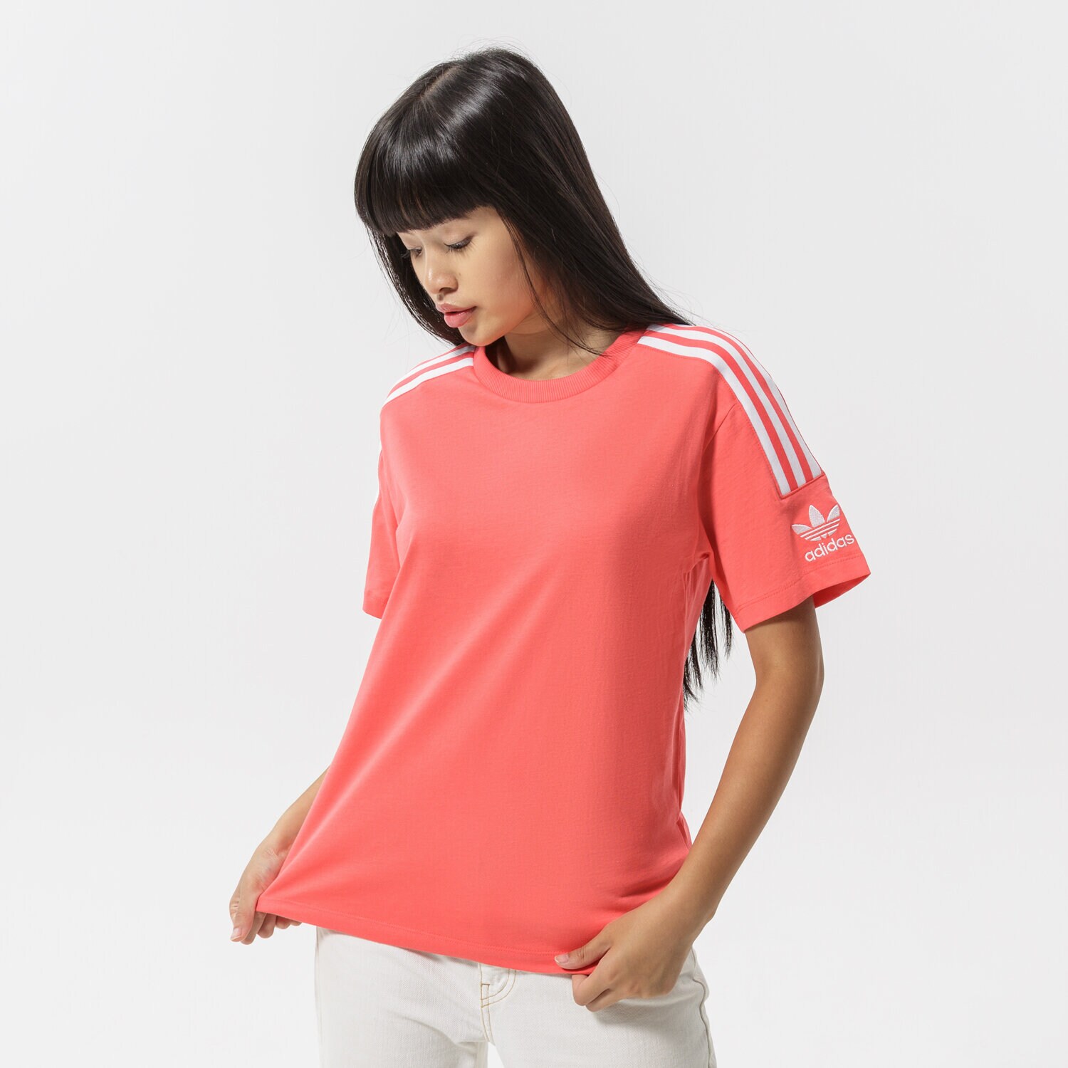 Femei tricou ADIDAS TRICOU TIGHT TEE HF7455 Roz