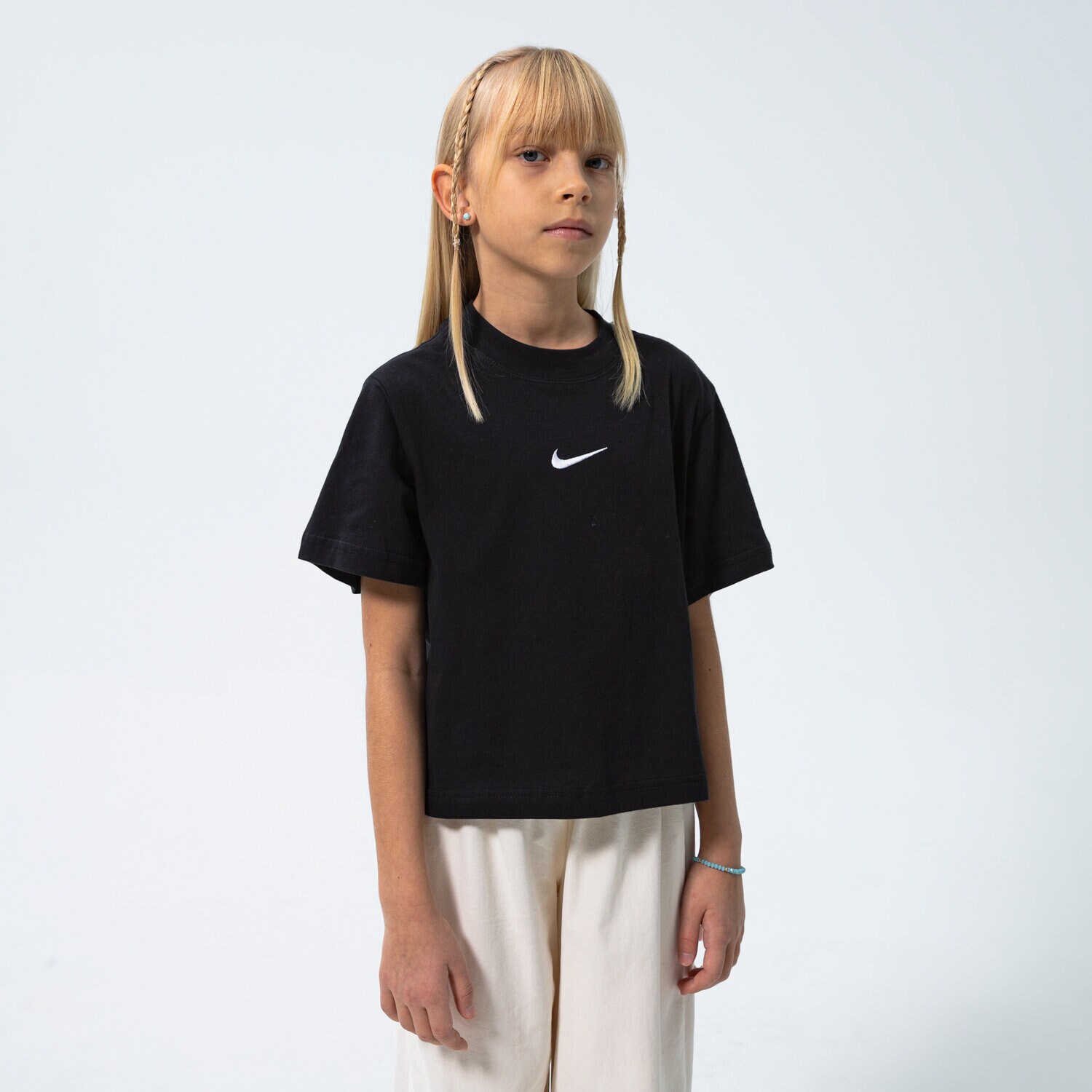 Copii tricou NIKE TRICOU SPORTSWEAR GIRL DH5750-010 Negru