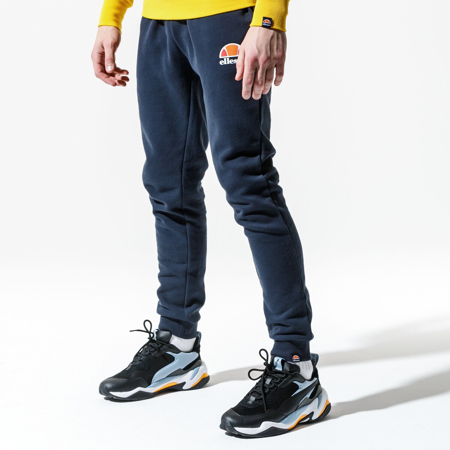 Bărbați pantaloni ELLESSE PANTALONI OVEST NAVY SHS01763429 Bleumarin
