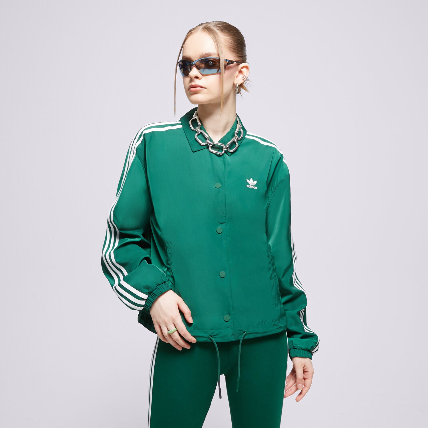 Femei jachetă ADIDAS JACHETĂ COACH JACKET IC5479 Verde