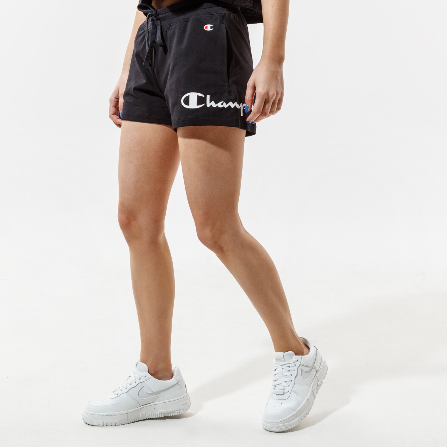 Femei pantaloni scurți CHAMPION PANTALONI SCURȚI SHORTS 112622KK001 Negru