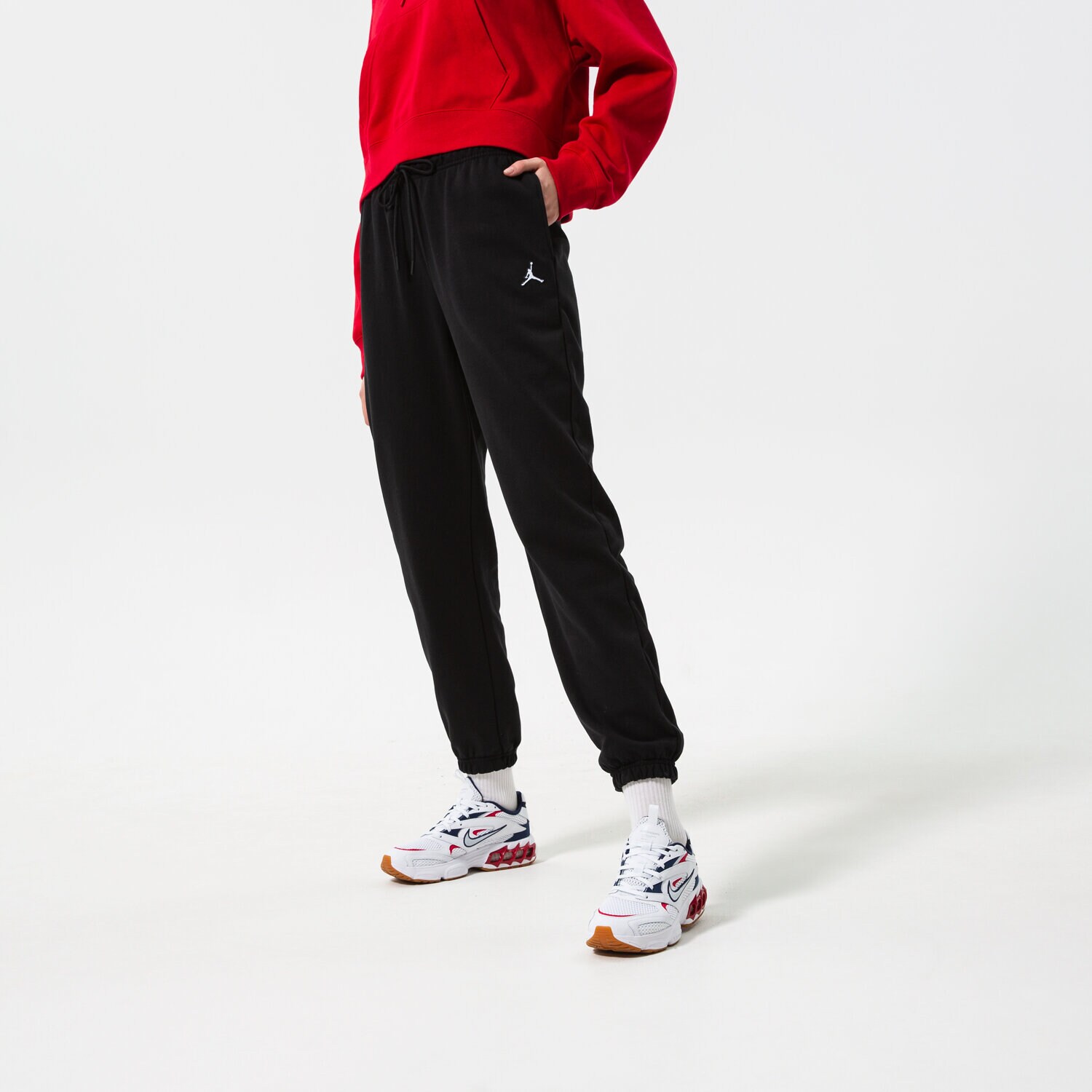Femei pantaloni JORDAN PANTALONI  W J FLC PANT CORE DN4575-010 Negru