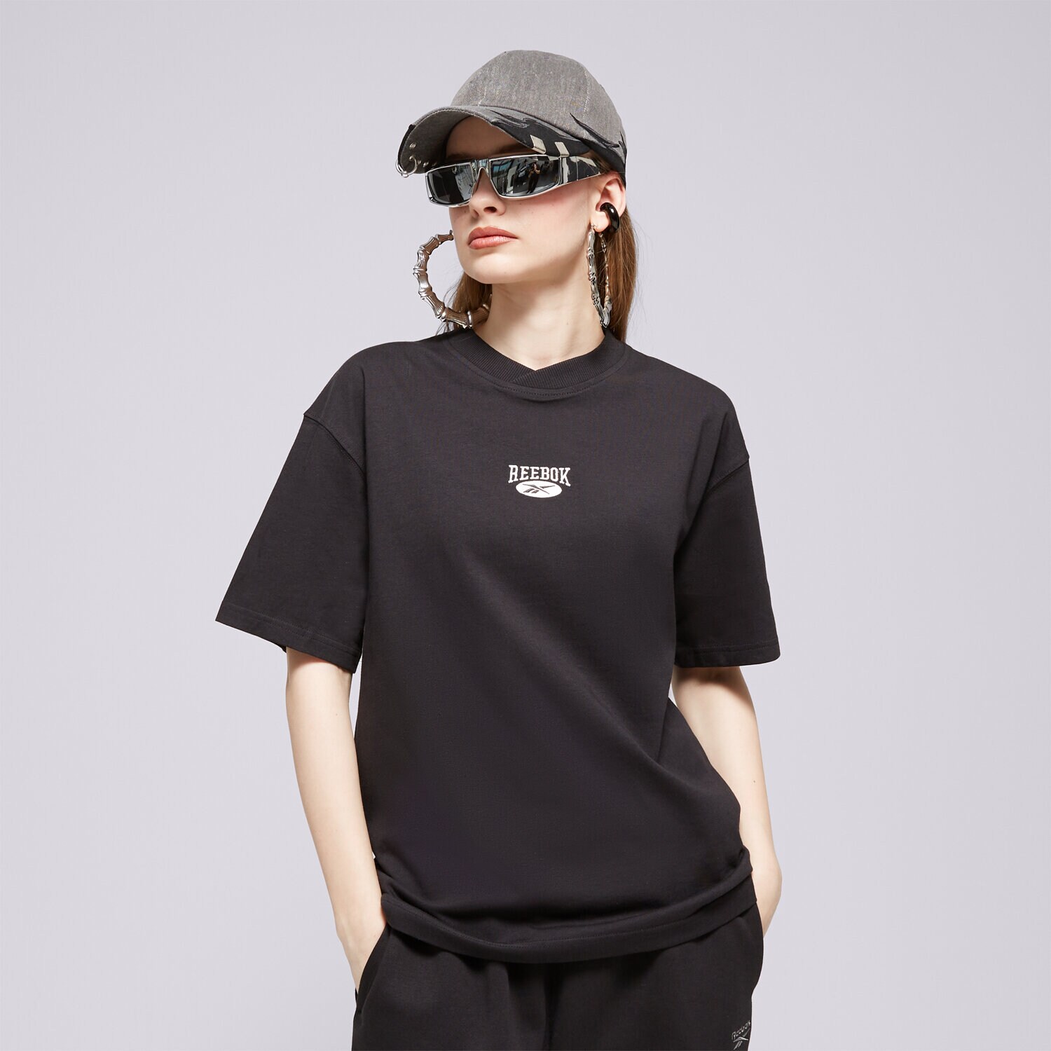 Femei tricou REEBOK TRICOU CL AE ARCHIVE SM LOGO TEE 100036332 Negru
