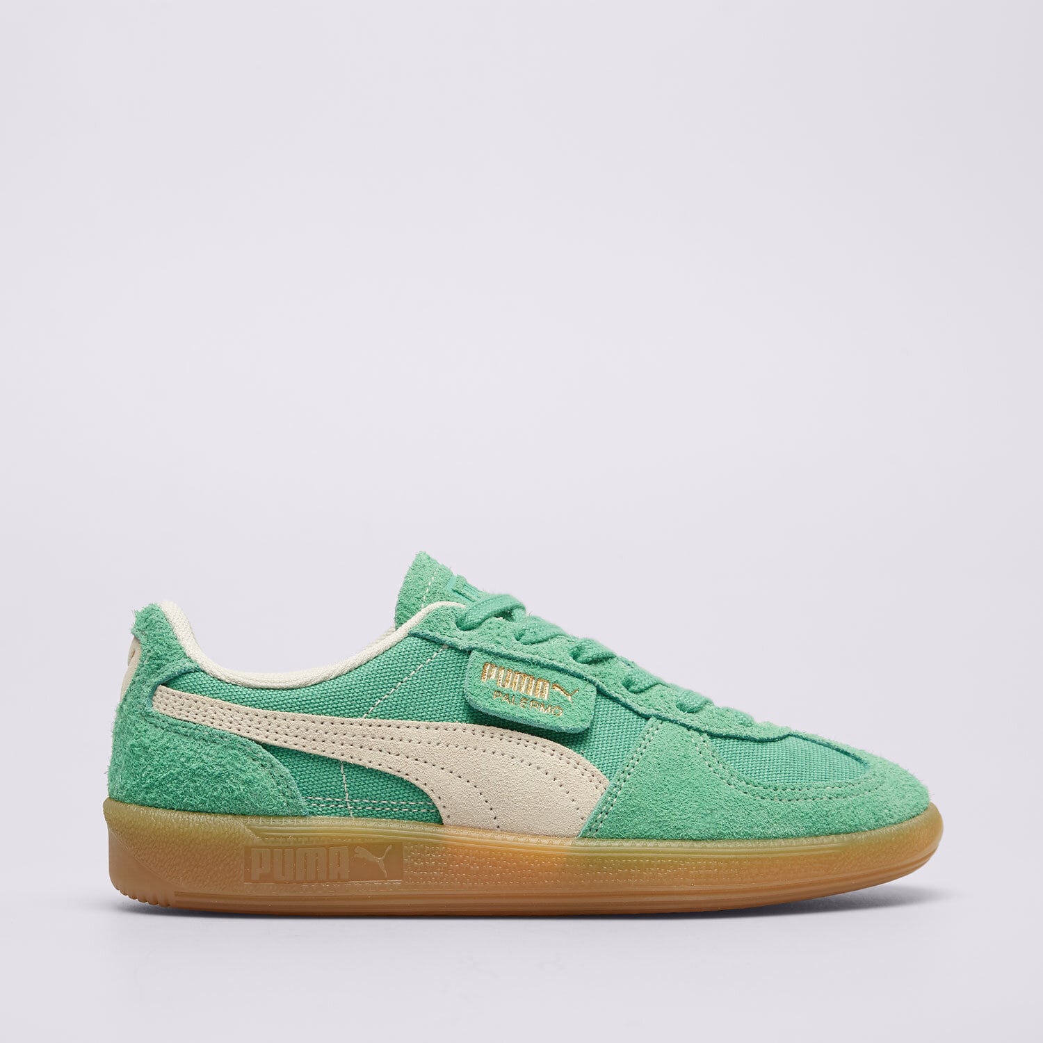 Femei pantofi sport PUMA PALERMO VINTAGE 39684105 verde mentă
