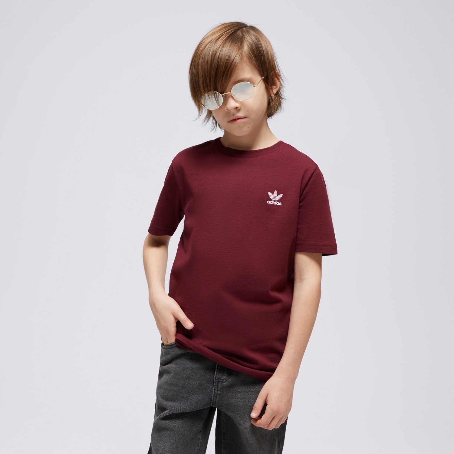 Copii tricou ADIDAS TRICOU TEE BOY IJ9704 Bordo