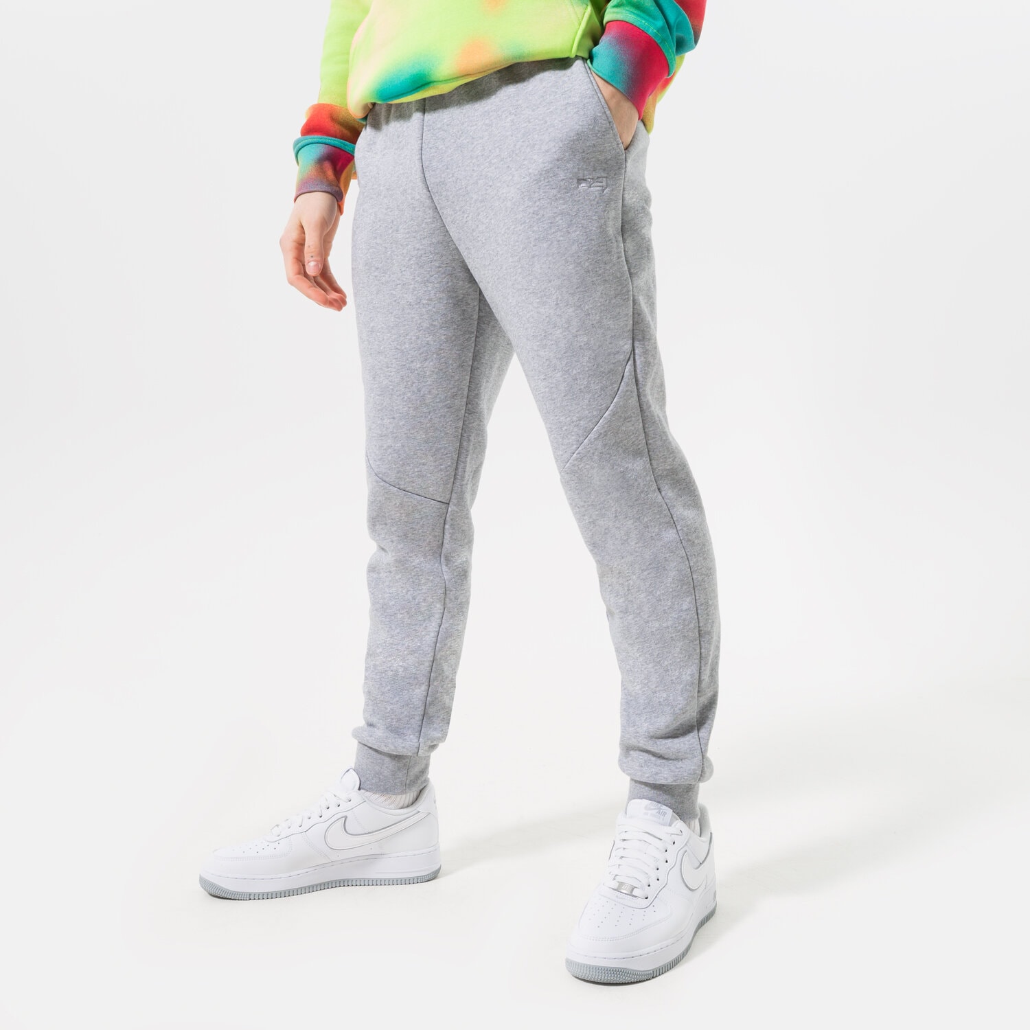 Bărbați pantaloni CONFRONT PANTALONI  ESSENTIAL GREY CF123SPM90002 Gri