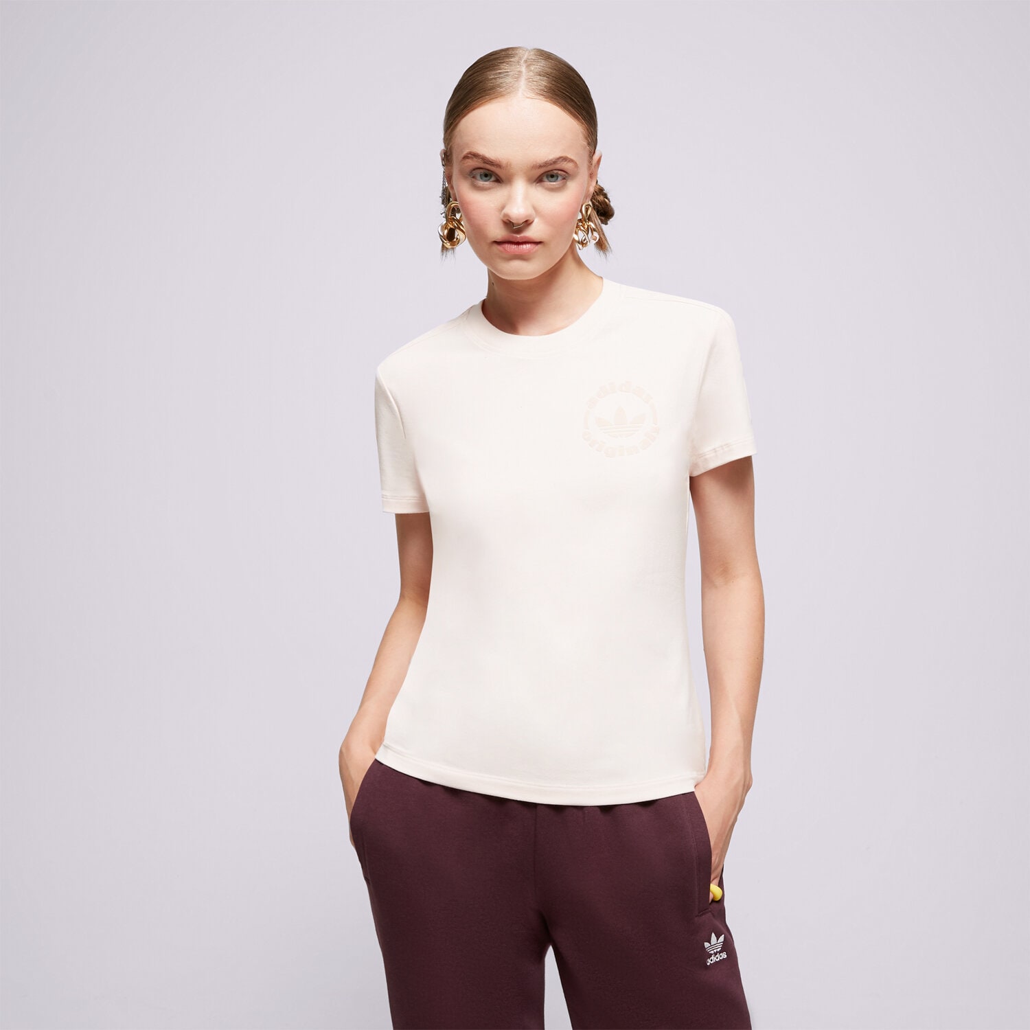 Femei tricou ADIDAS TRICOU TRICOU GRAPHIC IC6046 Roz