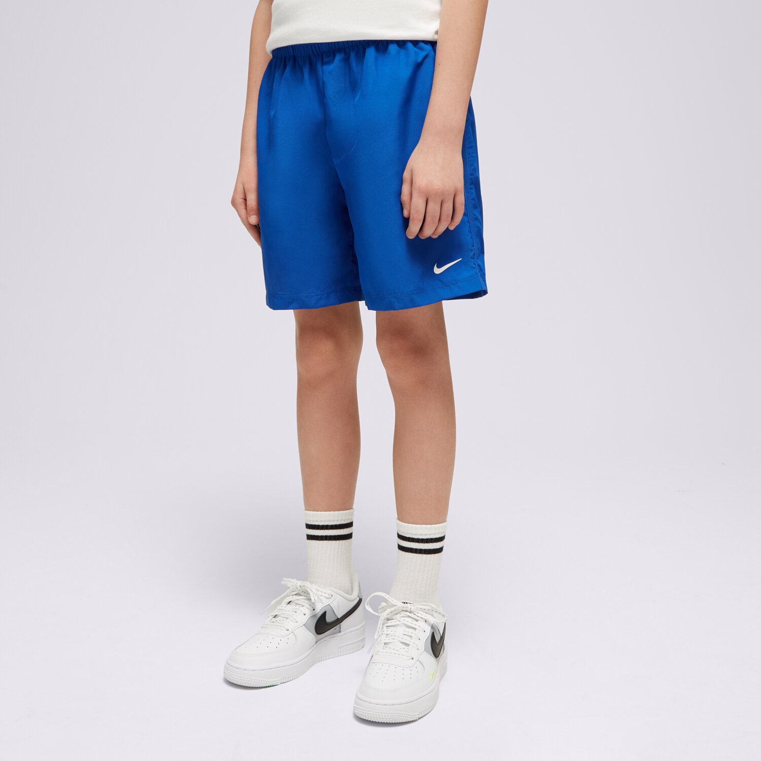 Pantaloni scurți și rochii pentru copii NIKE PANTALONI SCURȚI B NK DF MULTI WVN DX5382-480 Albastru