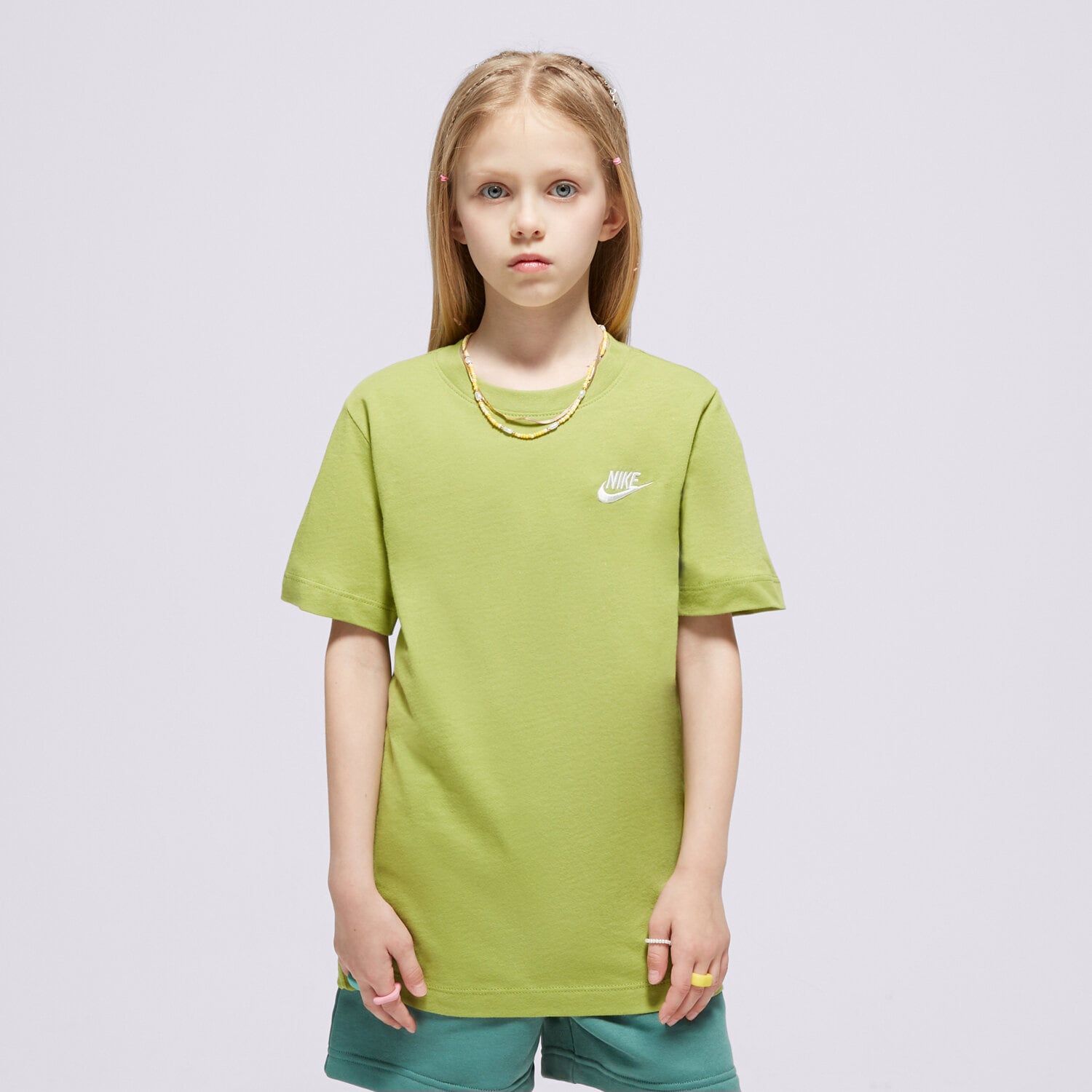 Copii tricou NIKE TRICOU SPORTSWEAR BOY AR5254-377 Verde