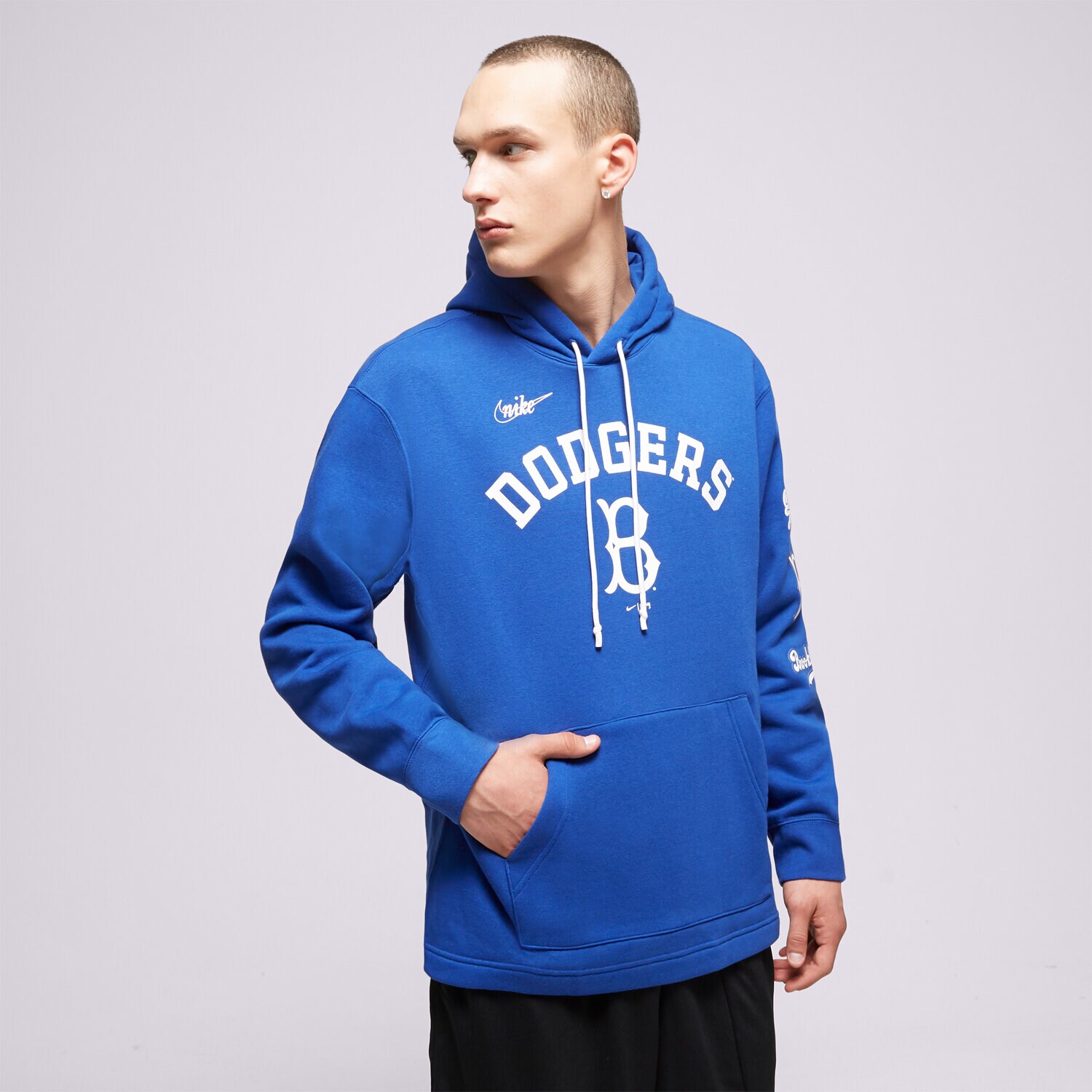 Bărbați bluză NIKE BLUZĂ CU GLUGĂ BROOKLYN DODGERS MLB NKMZ-4EW-KB-0QE Albastru