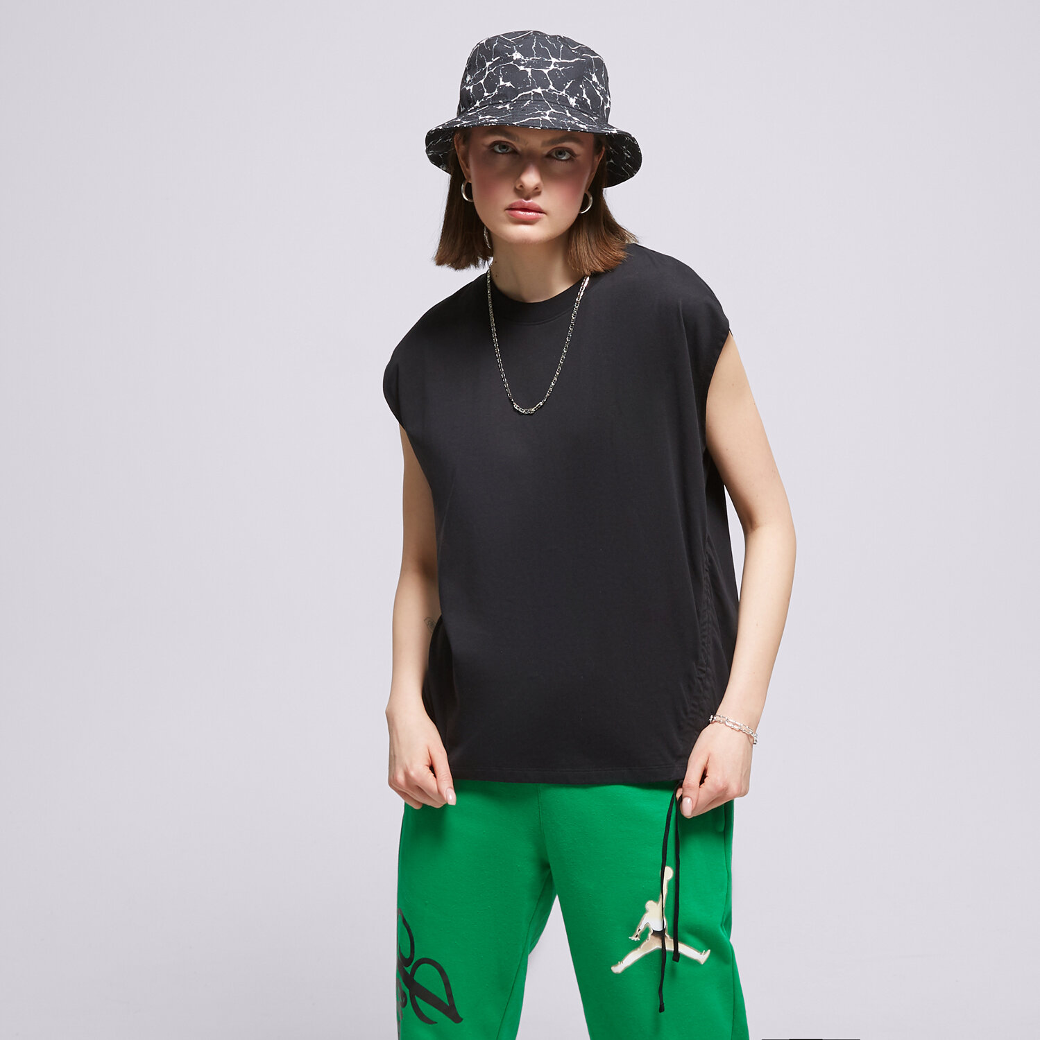 Femei tricou JORDAN TRICOU W J CINCH TOP DX0425-010 Negru