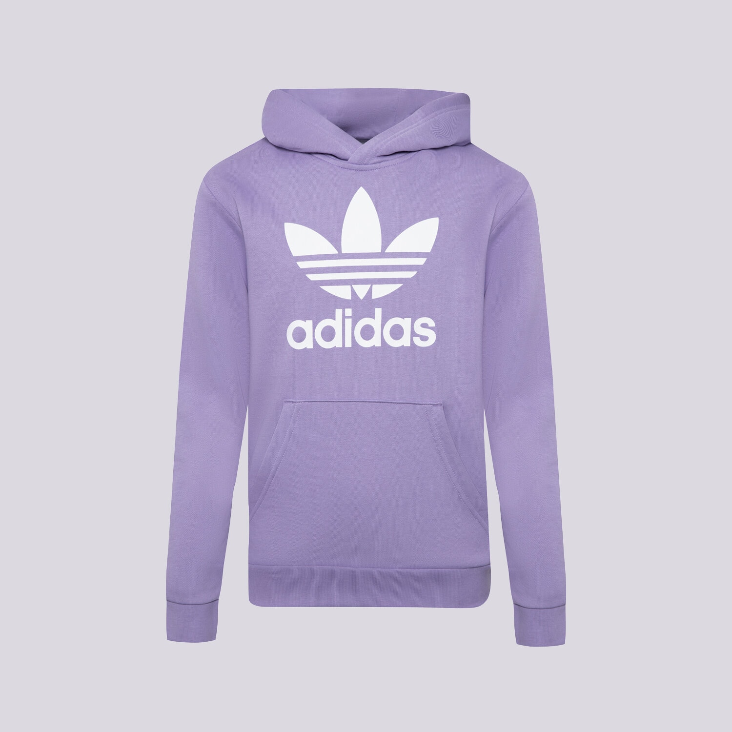 Copii bluză ADIDAS BLUZĂ CU GLUGĂ TREFOIL HOODIE GIRL IB9983 Violet