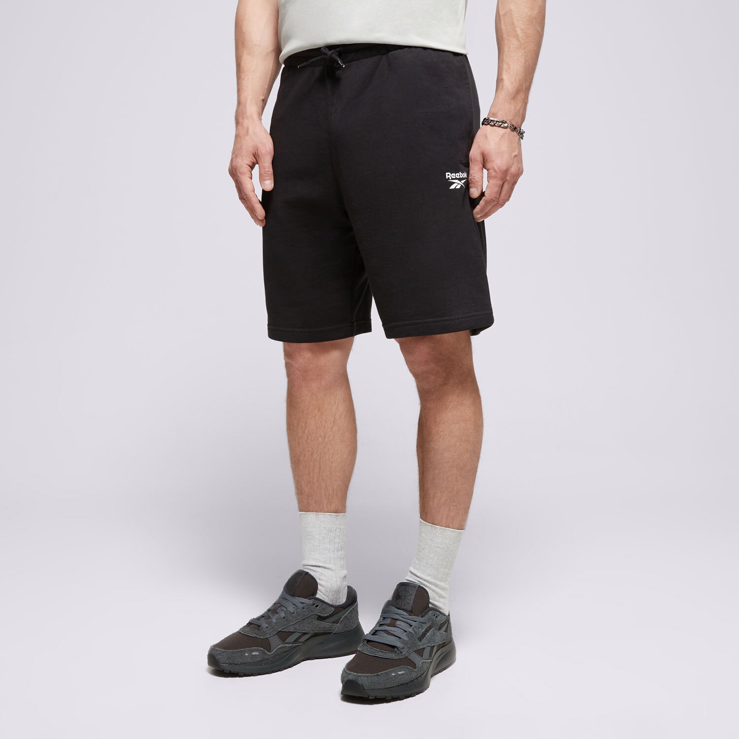 Femei pantaloni scurți REEBOK PANTALONI SCURȚI RI FT LEFT LEG SHORT HS7377_100065296 Negru