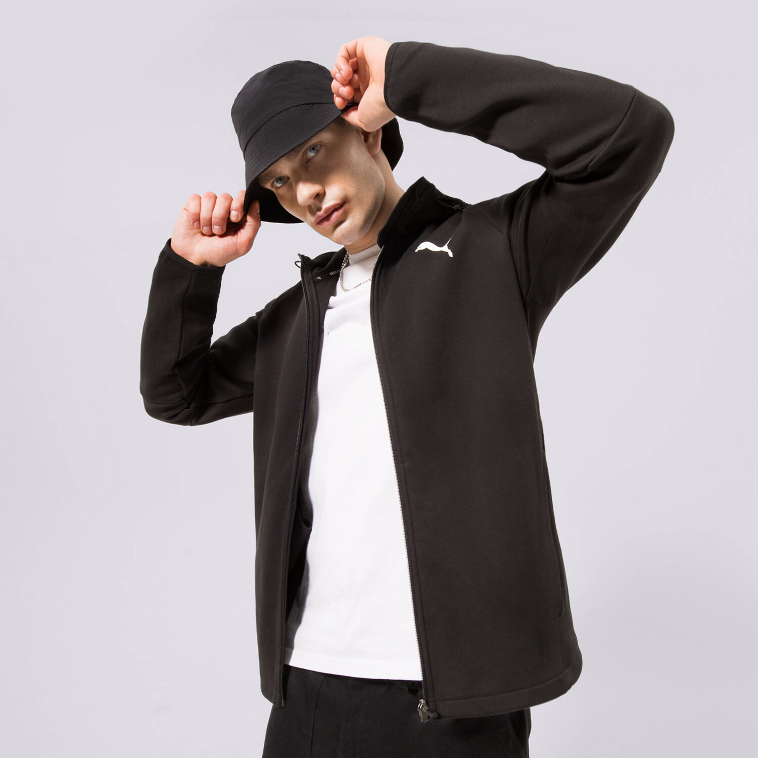 Bărbați bluză PUMA BLUZĂ 585812 585812 01 Negru