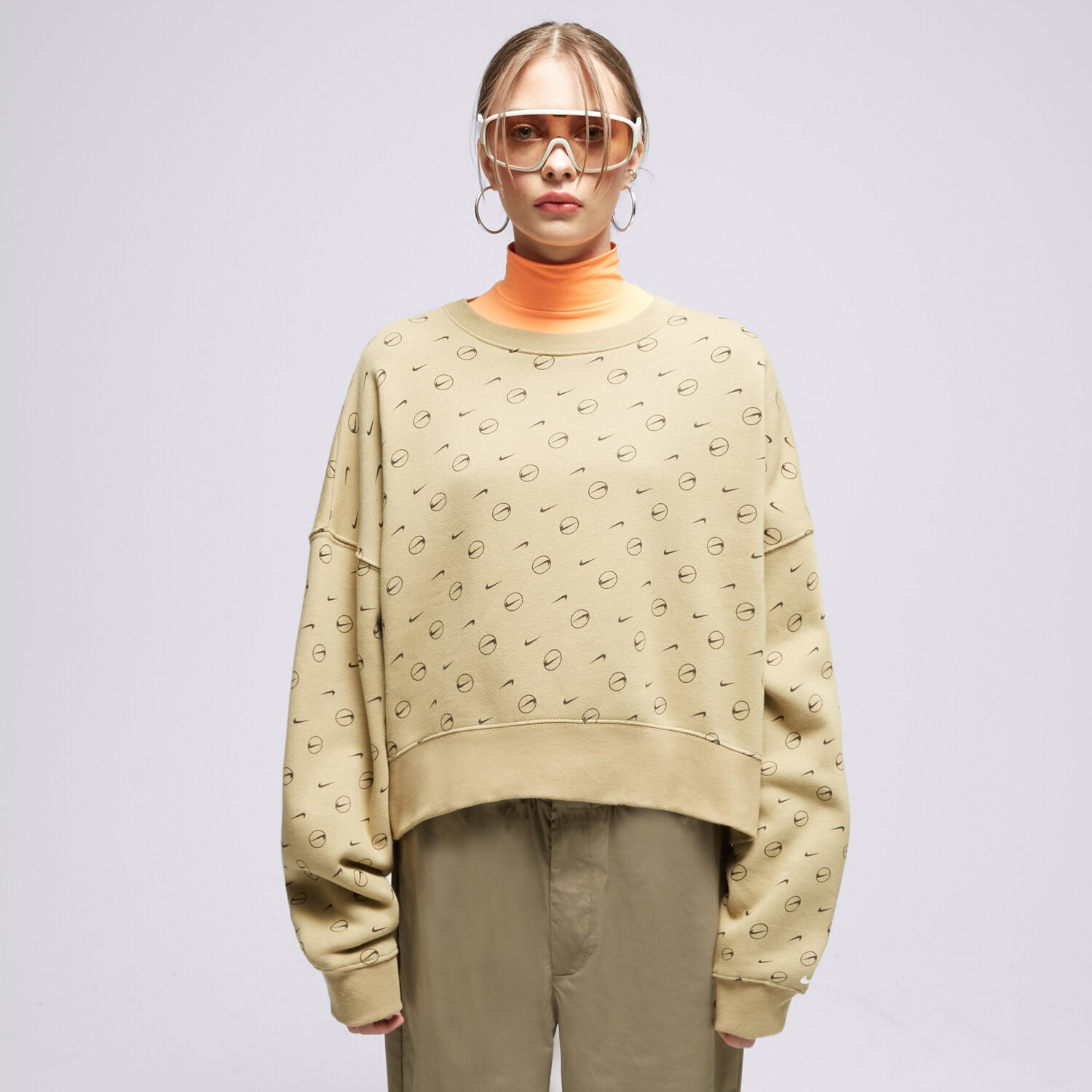 Femei bluză NIKE BLUZĂ DD9689 DD9689-297 Bej