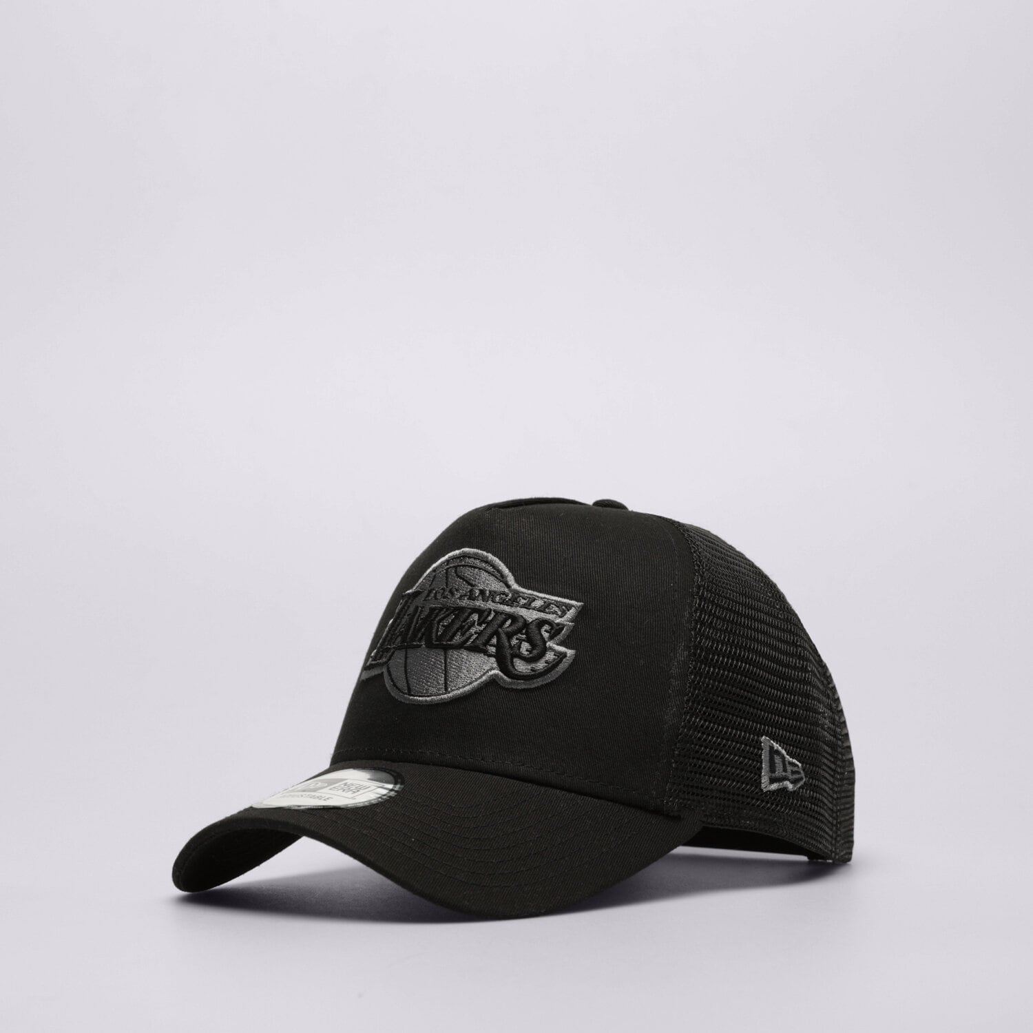 Bărbați șapcă NEW ERA CACIULA BOB LOGO 9FORTY TRUCKER LAKERS LOS ANGELES L 12523911 Negru