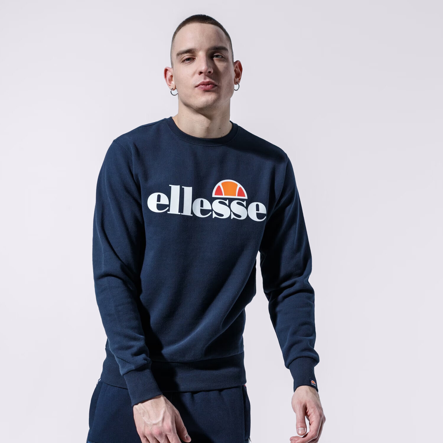 Bărbați bluză ELLESSE BLUZĂ SL SUCCISO NAVY SHC07930429 Bleumarin
