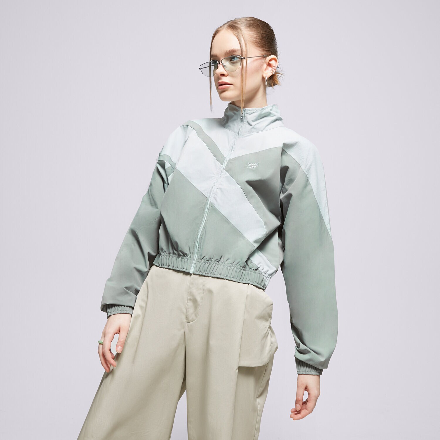 Femei jachetă REEBOK JACHETĂ CL AE FR TT IC0189 Verde