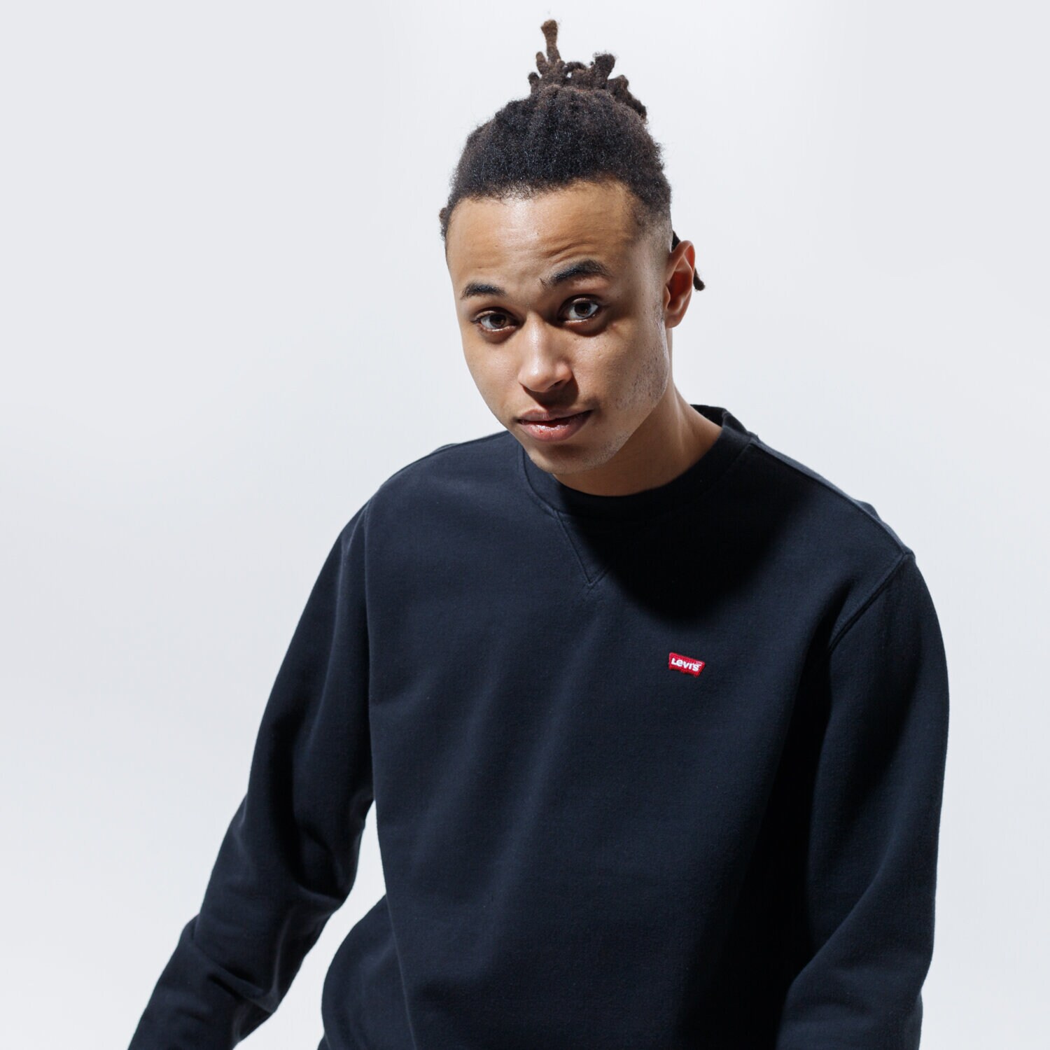 Bărbați bluză LEVI'S BLUZĂ NEW ORIGINAL CREW 359090003 Negru