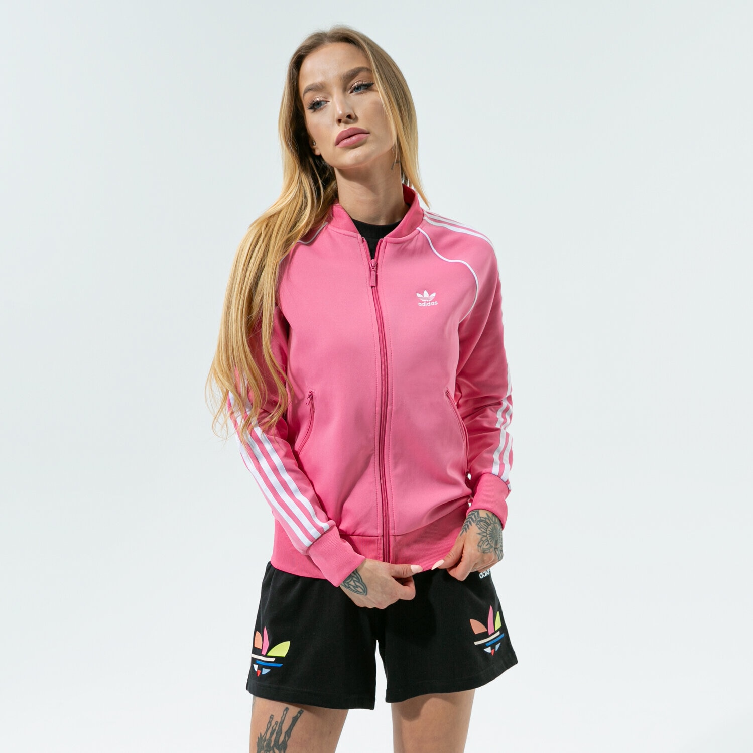 Femei bluză ADIDAS BLUZĂ SST TRACKTOP PB H34591 Roz
