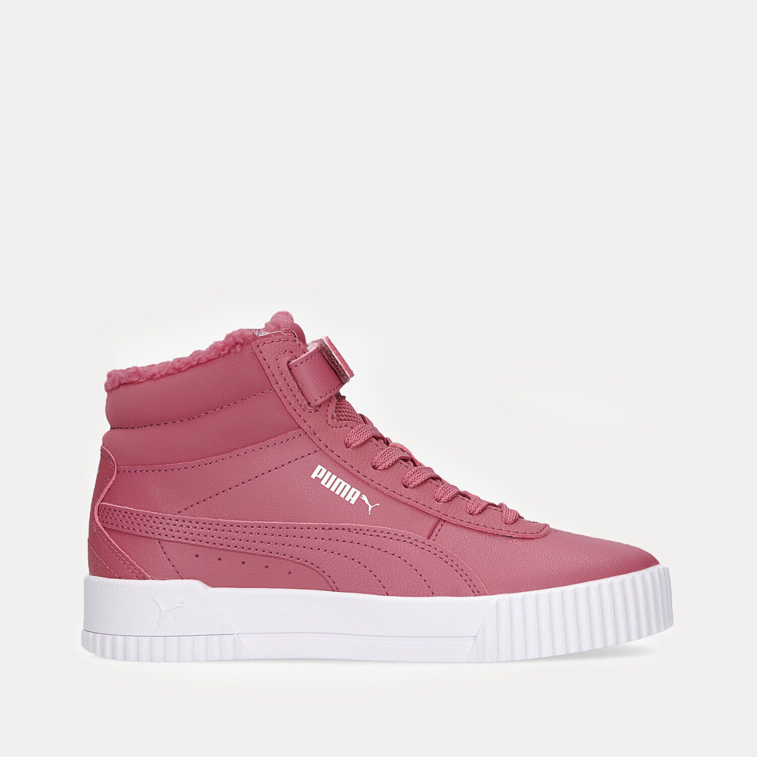 Copii pantofi sport PUMA CARINA MID FUR JR 30968302 Roz