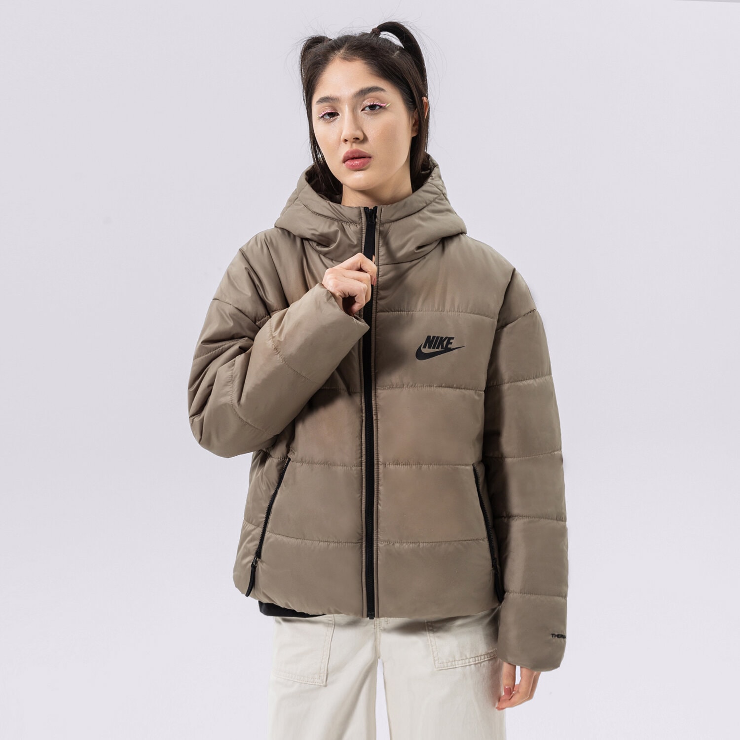 Femei geacă de iarnă NIKE JACHETĂ DE IARNĂ W NSW SYN TF RPL HD JKT DX1797-351 Gri