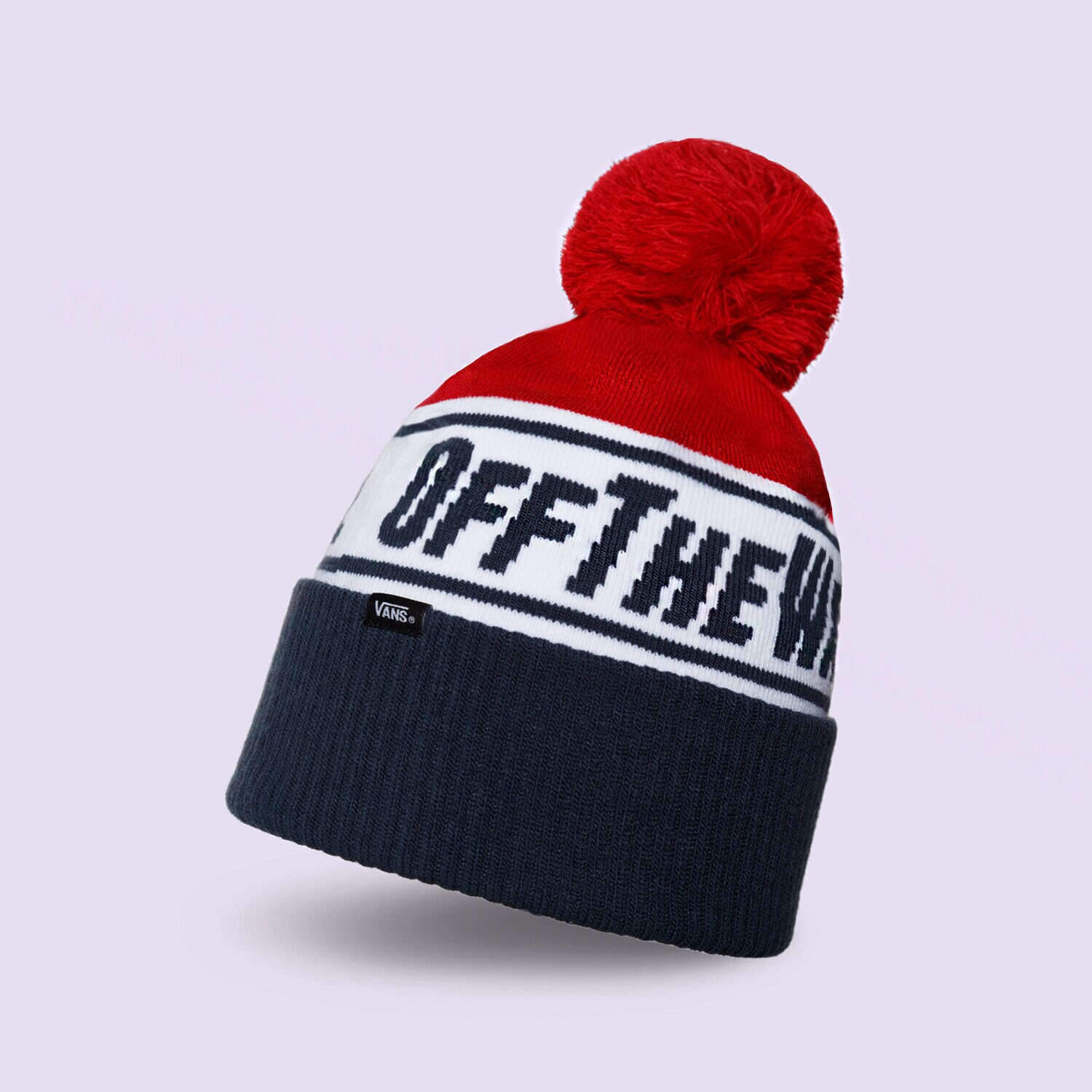 Copii căciulă VANS CACIULA DE IARNĂ MN OFF THE WALL POM BEANIE VN0A2YR7KY91 Mulicolor