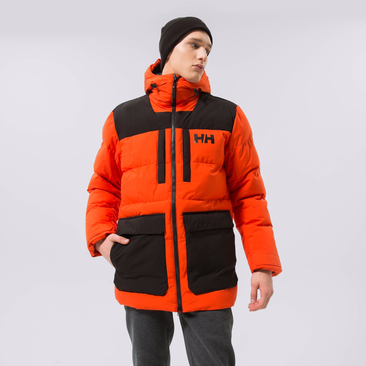 Bărbați eacă de iarnă HELLY HANSEN JACHETĂ DE IARNĂ PATROL PARKA 53873300 Negru