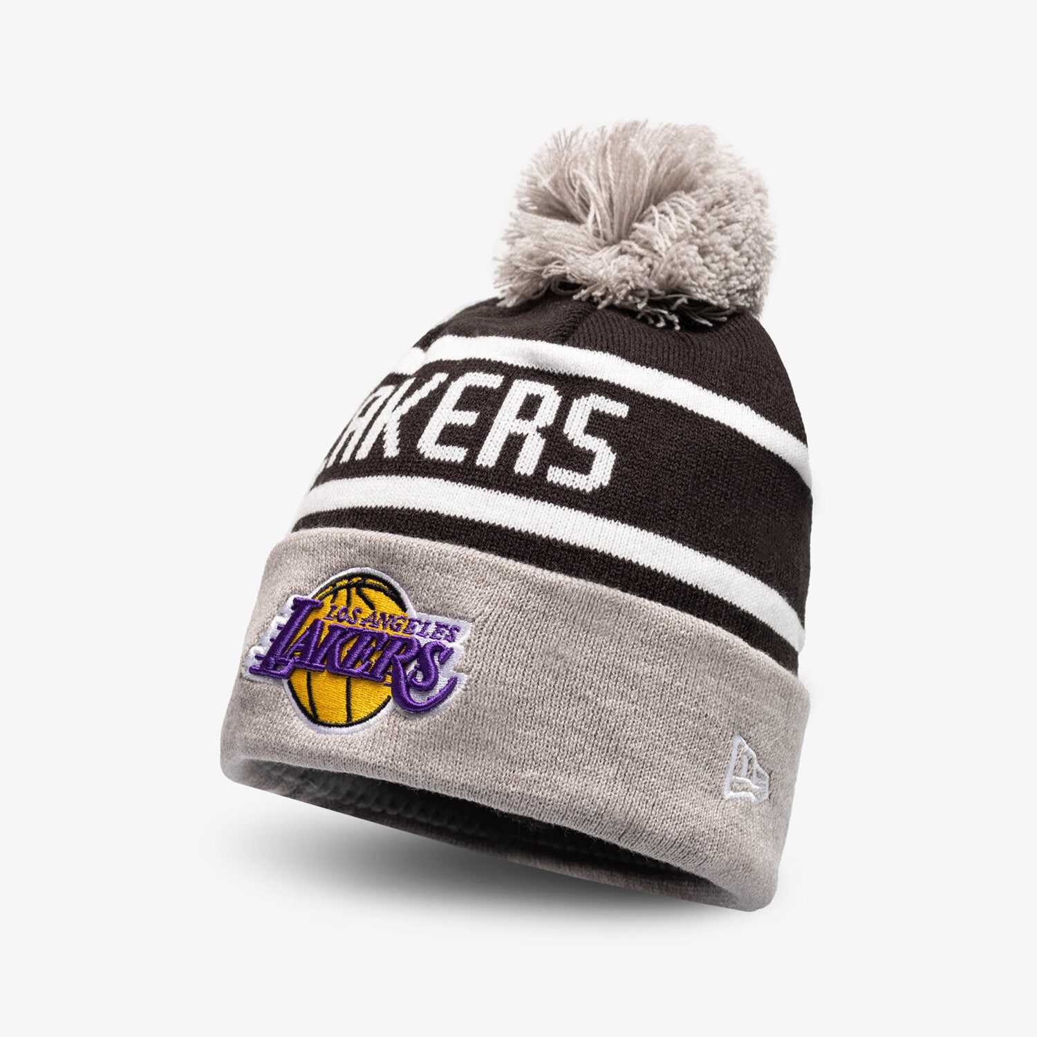 Bărbați căciulă NEW ERA CACIULA JAKE BEANIE LAKERS LOS ANGELES LAKERS BLKOTC 60285001 Negru