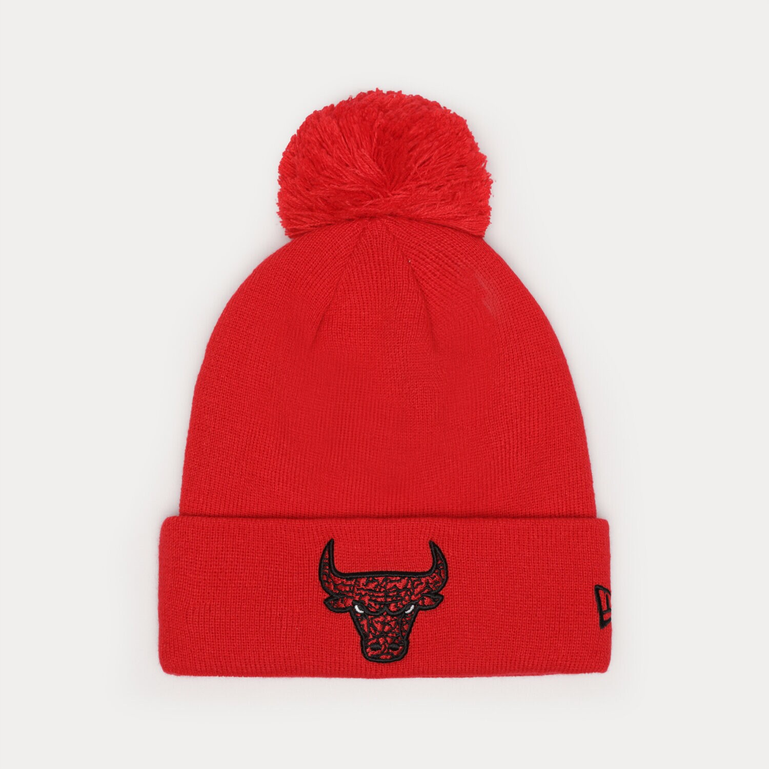 Bărbați căciulă NEW ERA CACIULA INFILL BOBBLE BEANIE BULLS RED CHICAGO BULLS 60284999 Roșu
