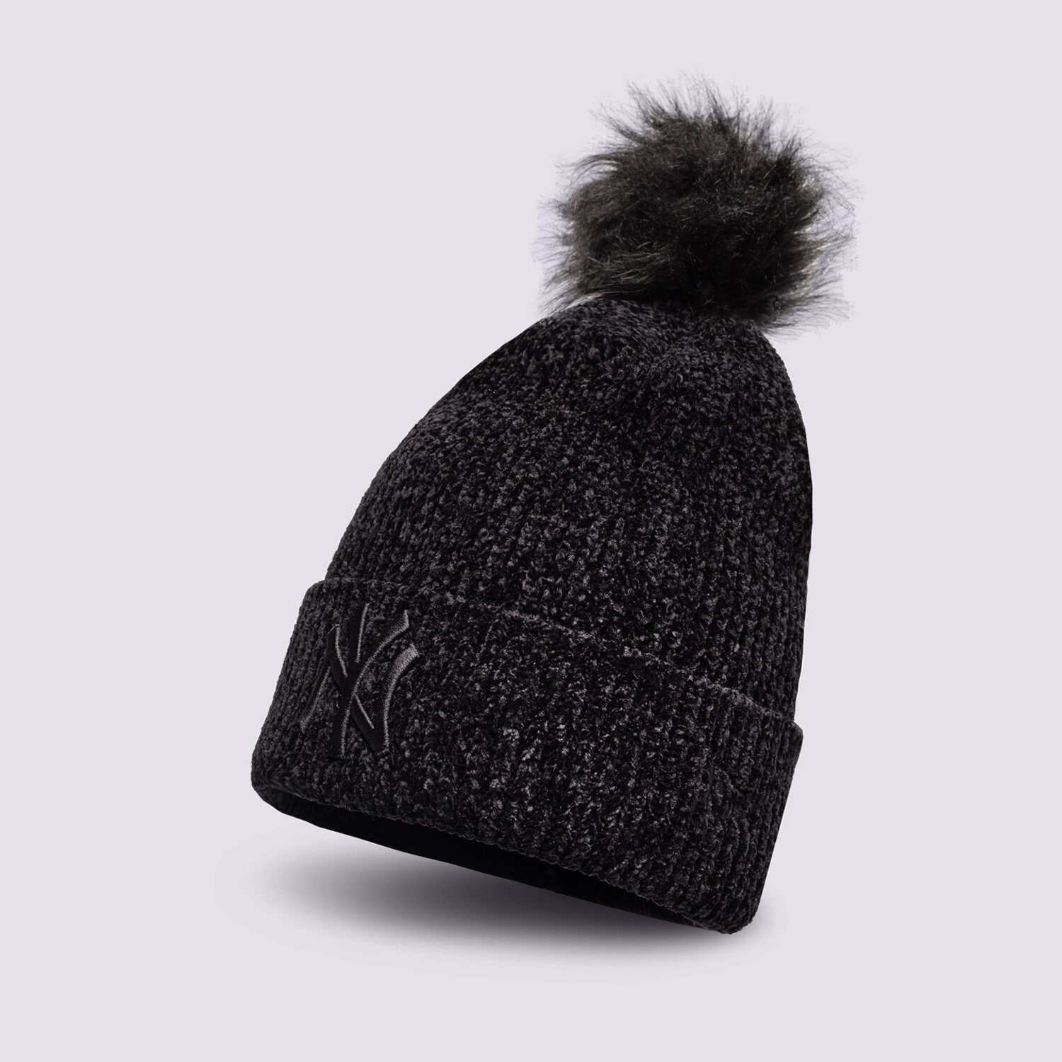 Femei căciulă NEW ERA CACIULA WMNS BOBBLE BEANIE NYY BLK NEW YORK YANKEES  60284833 Negru