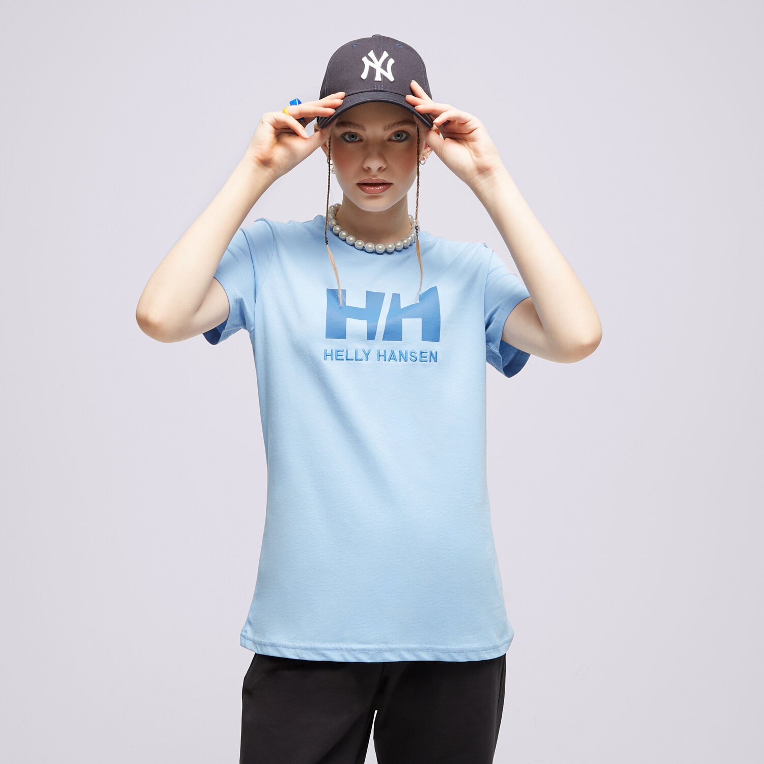 Femei tricou HELLY HANSEN TRICOU W HH LOGO 34112627 Albastru