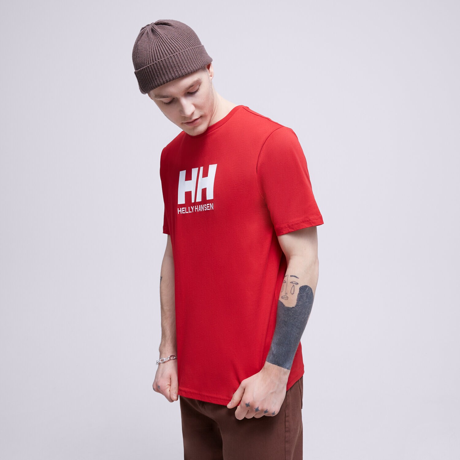 Bărbați tricou HELLY HANSEN TRICOU HH LOGO 33979163 Roșu
