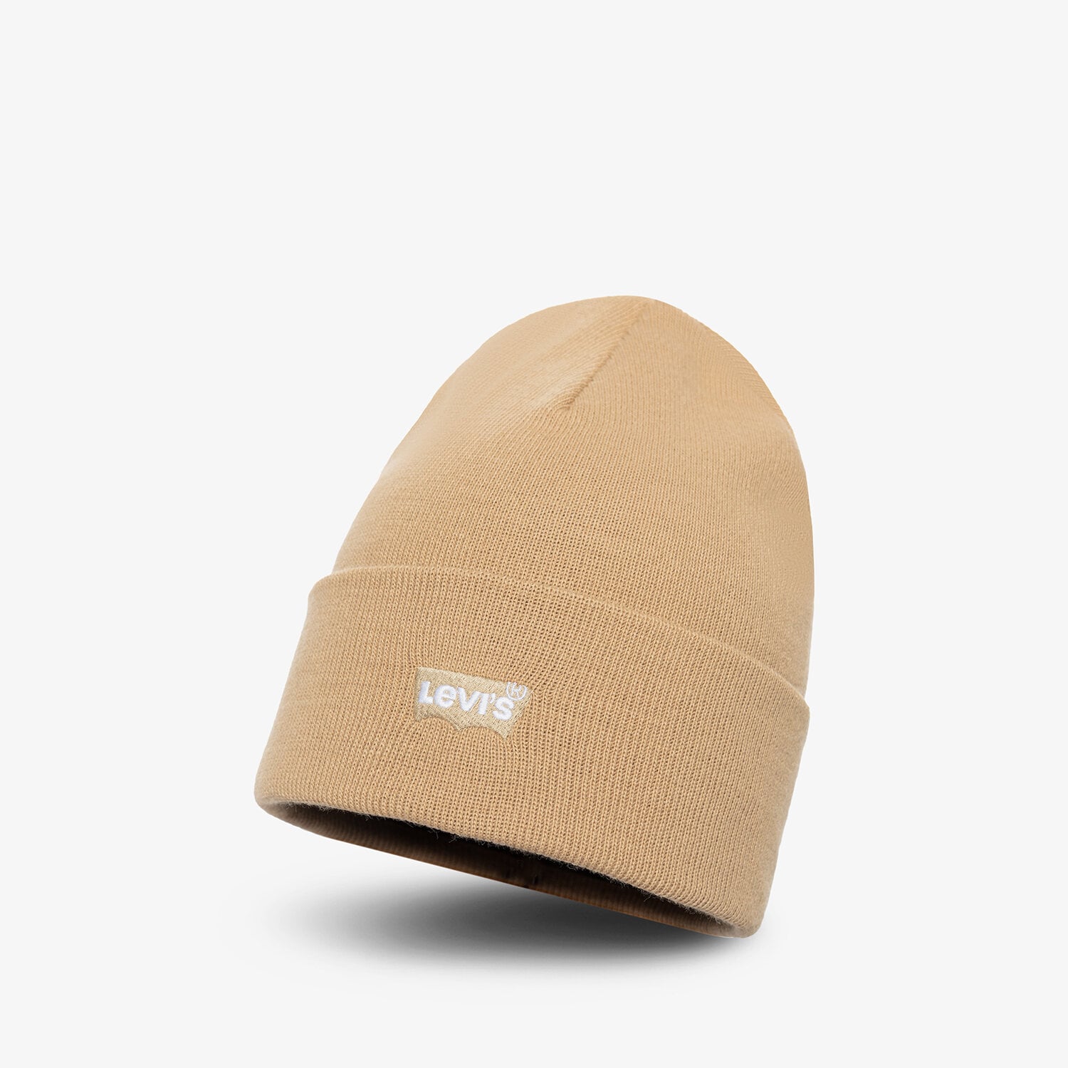 Femei căciulă LEVI'S CACIULA SLOUCHY BEANIE - TONAL BATWING D5459-0009 Bej