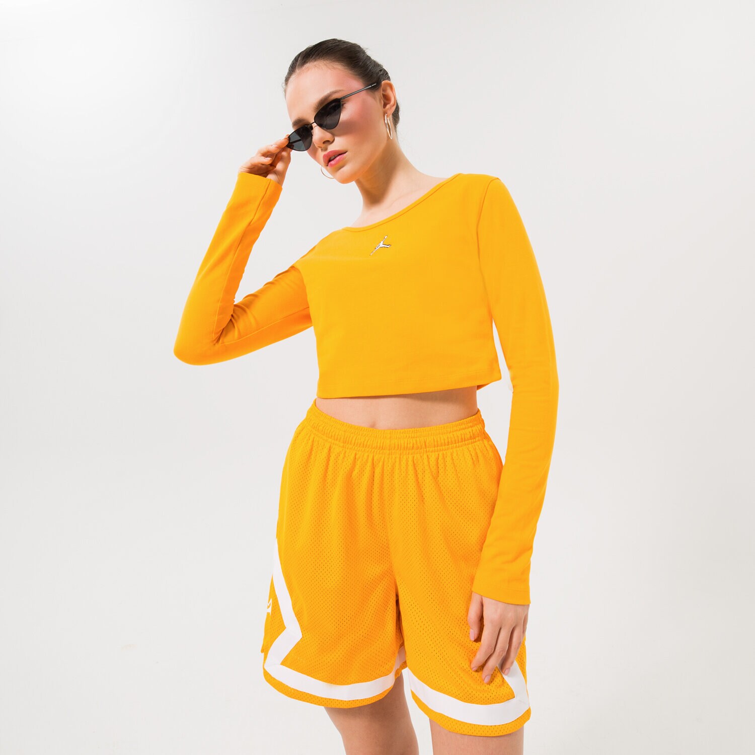 Femei tricou JORDAN TOP W J FLIGHT LS TOP CORE DQ4465705 Galben