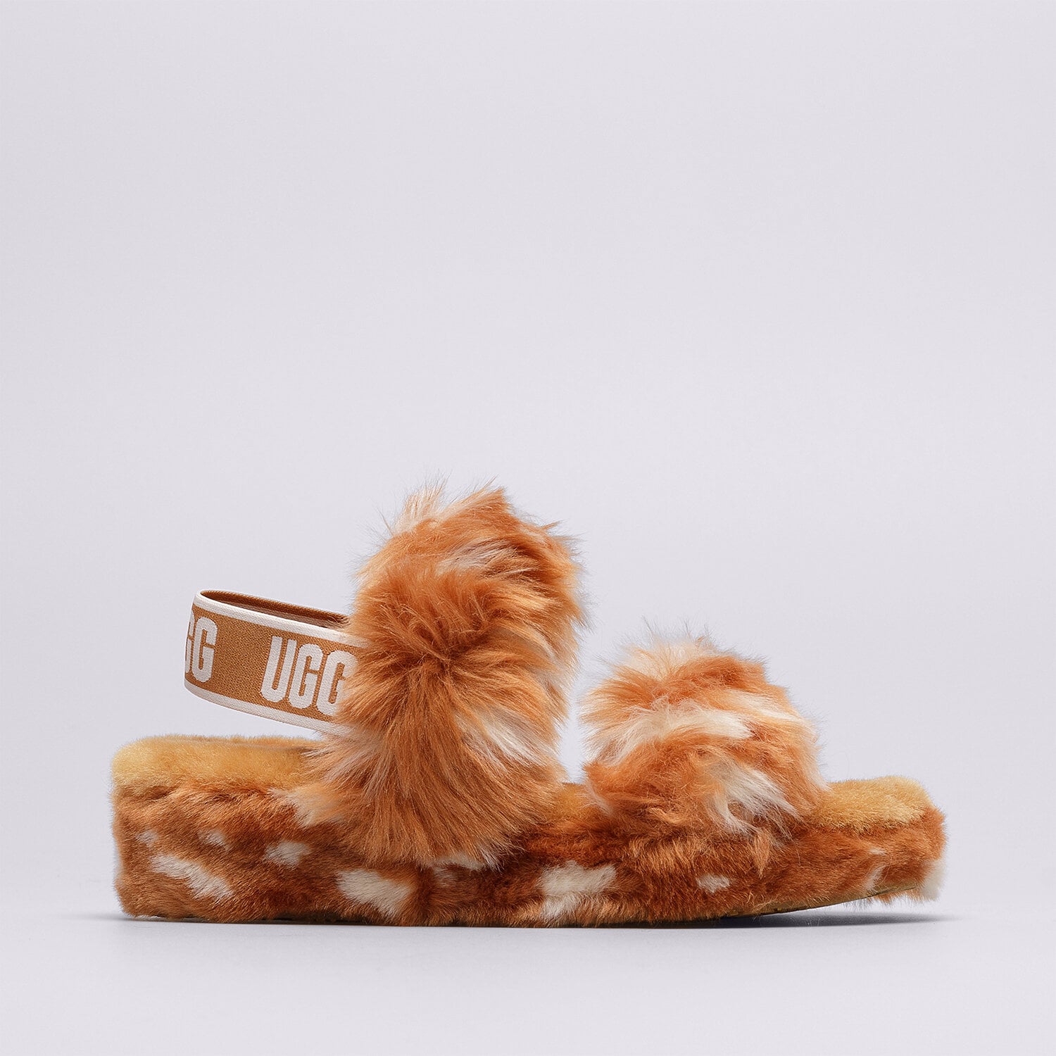 Femei șlapi UGG OH YEAH SPOTS 1118165-NATURAL Bej