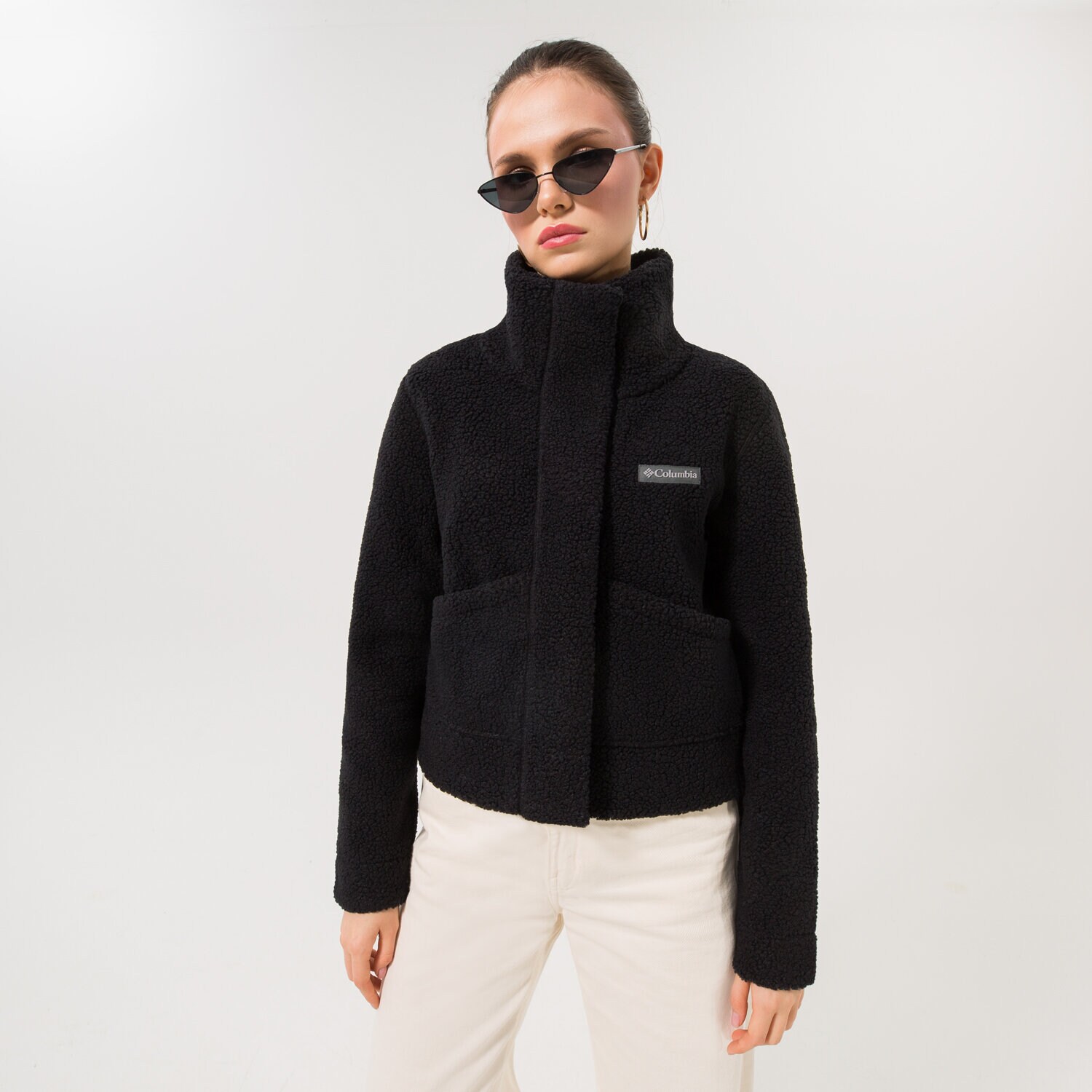 Femei bluză COLUMBIA POLAR PANORAMA™ SNAP 2012654010 Negru