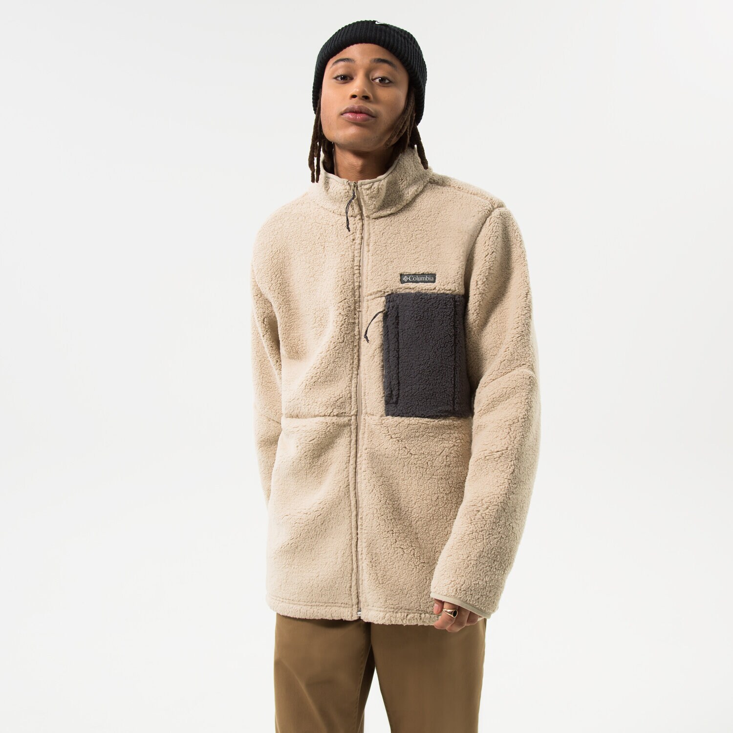 Bărbați bluză COLUMBIA POLAR MOUNTAINSIDE™ HEAVYWEIGHT 1911083271 Gri