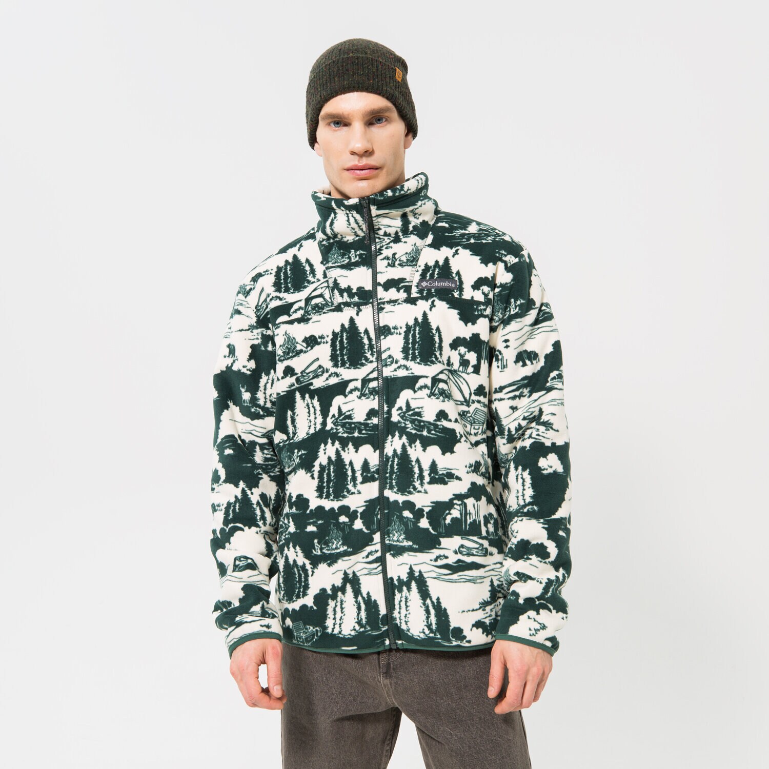 Bărbați bluză COLUMBIA POLAR WINTER PASS™ FULL ZIP 1909123371 Mulicolor