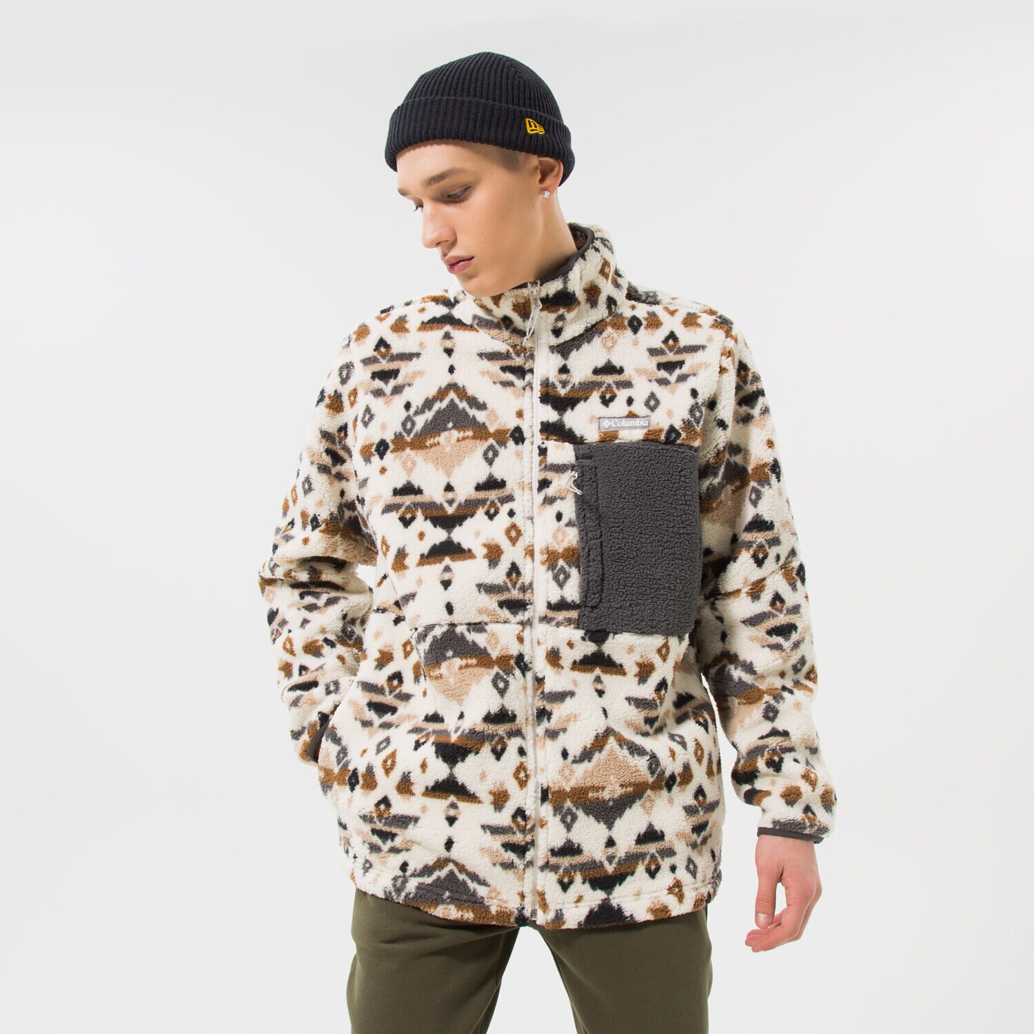 Bărbați bluză COLUMBIA POLAR MOUNTAINSIDE™ PRINTED FULL ZIP 2013743191 Mulicolor