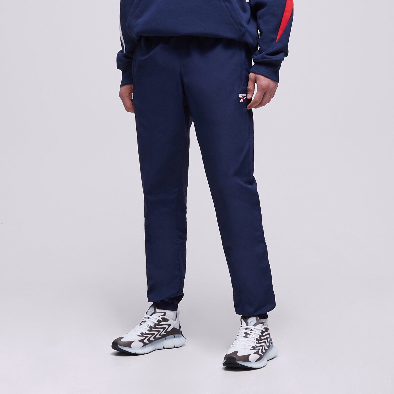 Bărbați pantaloni REEBOK PANTALONI  CL F FR TRACKPANT H54439 Bleumarin
