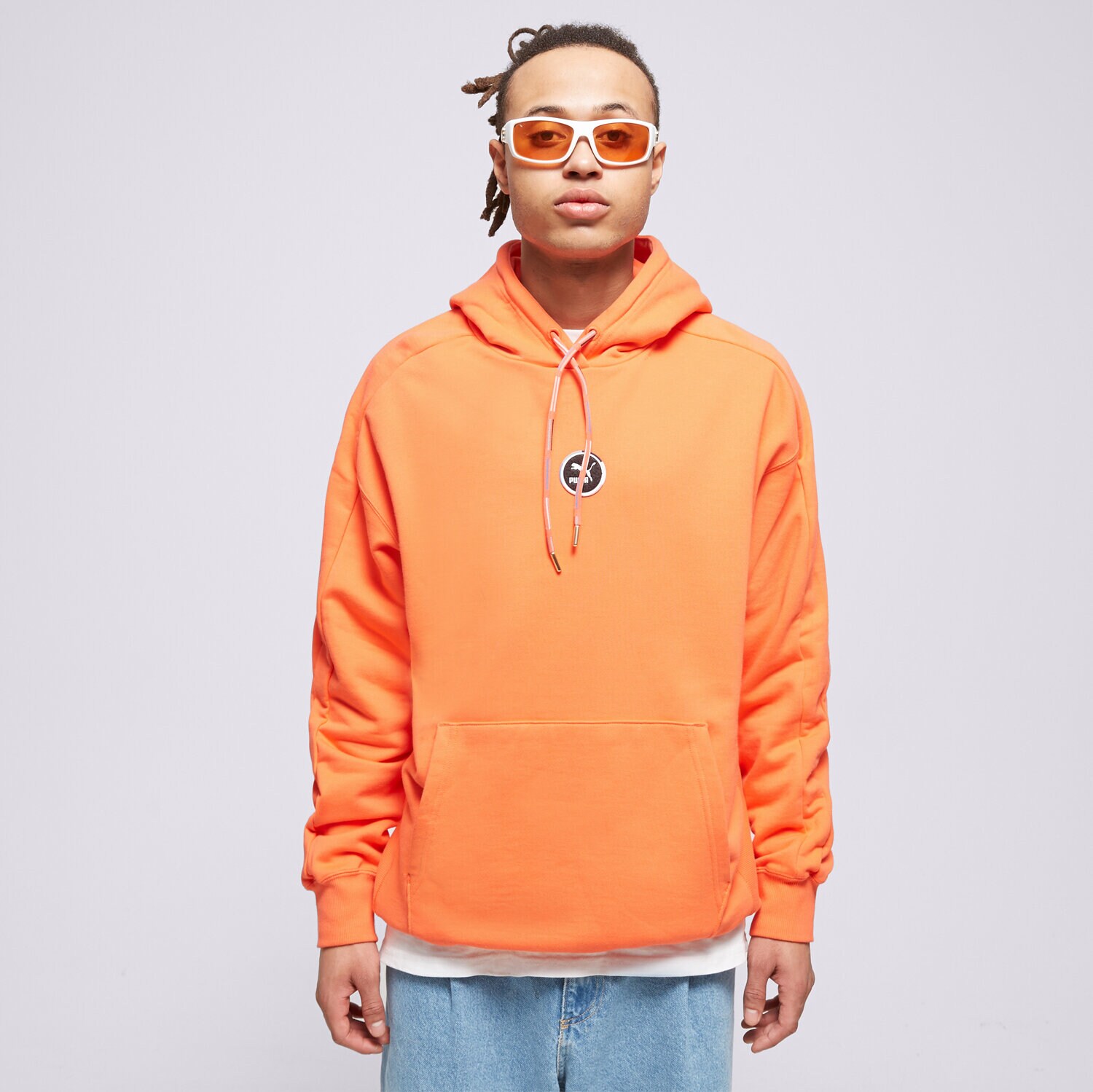 Bărbați bluză PUMA BLUZĂ CU GLUGĂ 534175 534175 26 Portocaliu