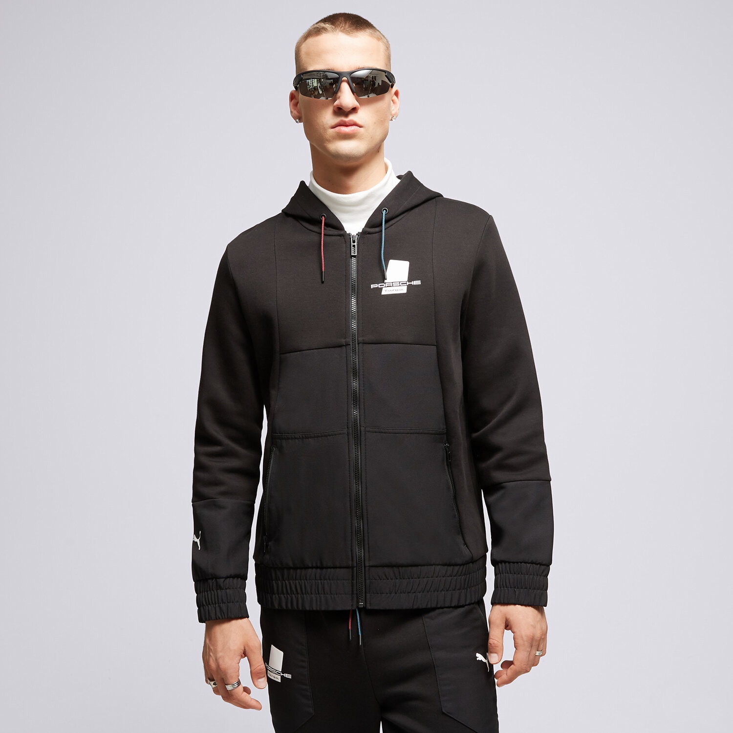 Bărbați bluză PUMA BLUZĂ CU GLUGĂ 531957 531957 01 Negru