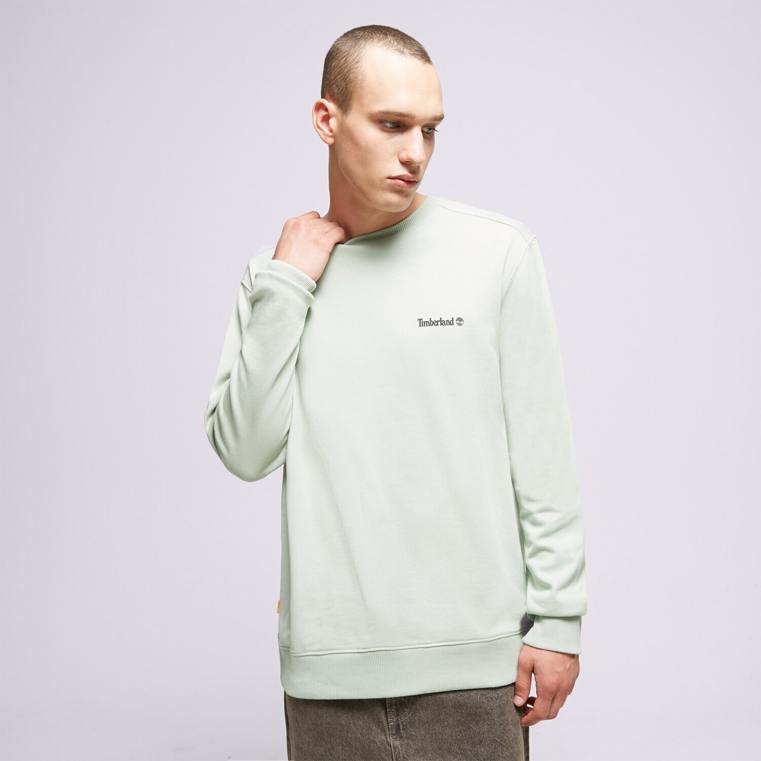 Bărbați bluză TIMBERLAND BLUZĂ SMALL LOGO PRINT TB0A5PDVQ431 Gri